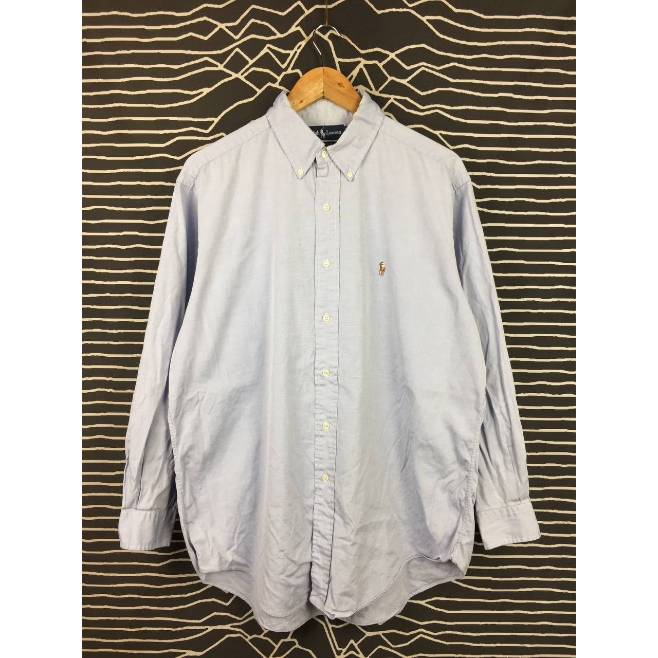 Ralph Lauren × Vintage Vtg Ralph Lauren Yarmouth Cotton Pinpoint Oxford Shirt Size US XXL / EU 58 / 5 - 1 Thumbnail