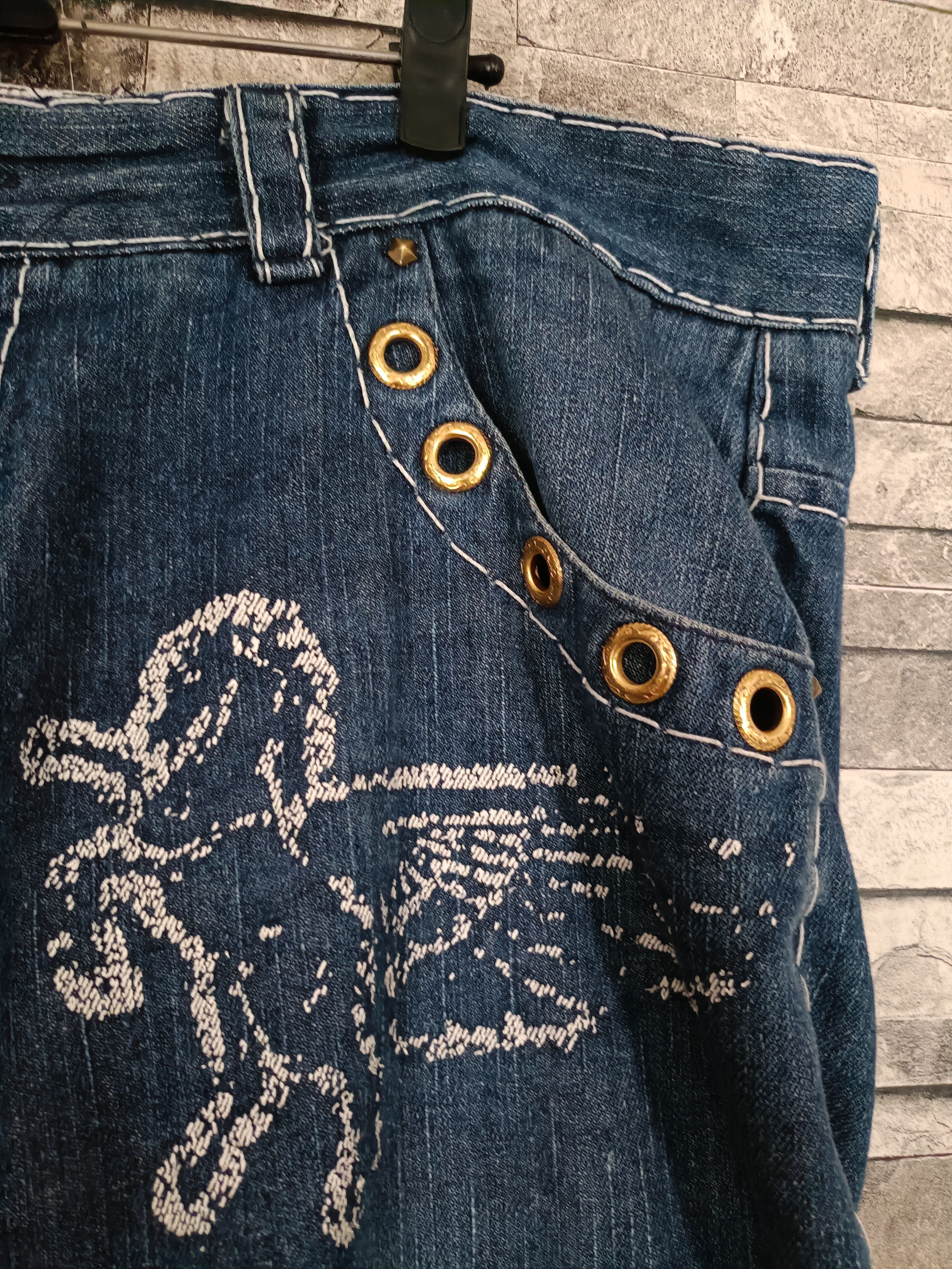 Japanese Brand Bagarch denim pegasus jorts short pants Size US 38 / EU 54 - 3 Thumbnail