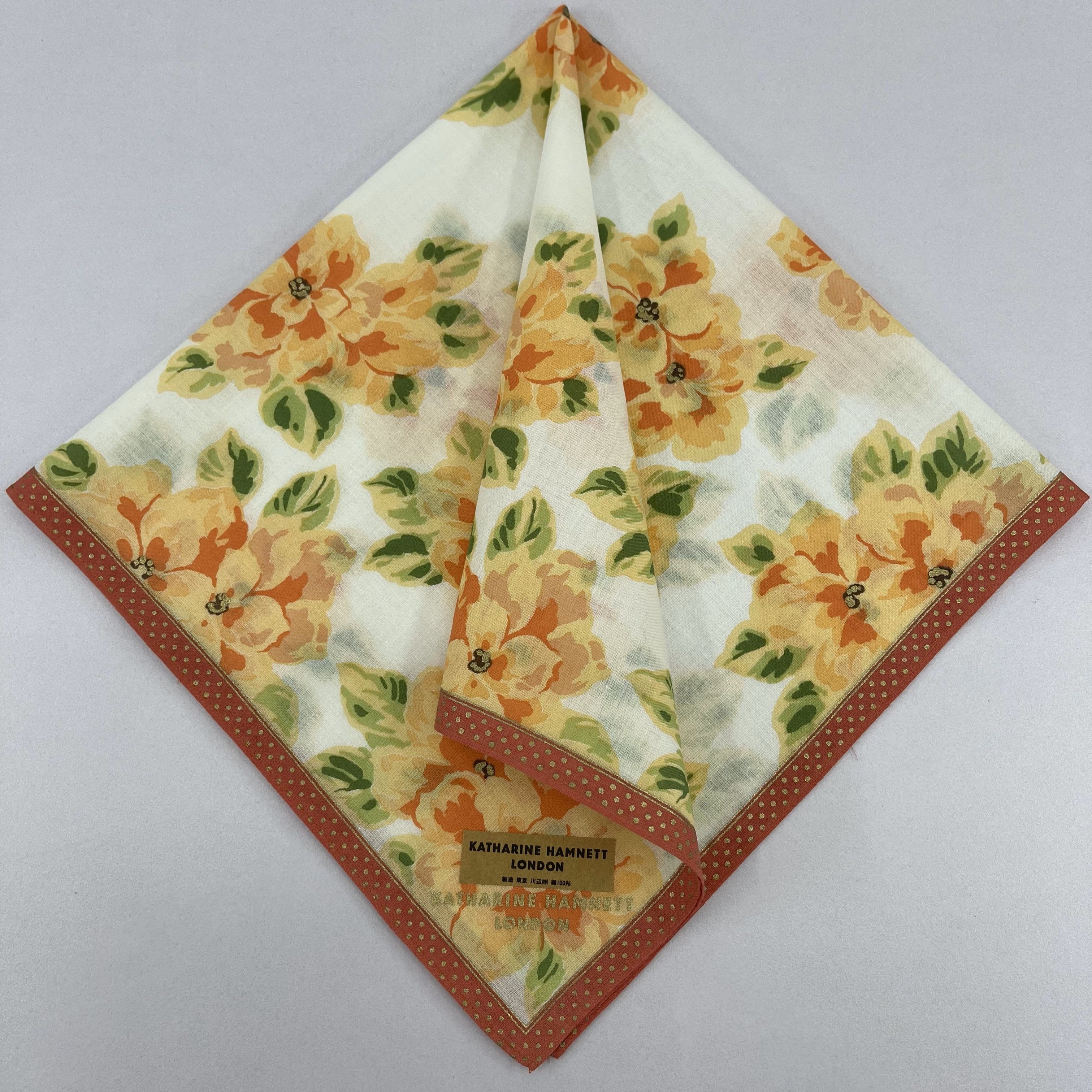 Katharine Hamnett London × Vintage Katharine Hamnett Handkerchief / Neckerchief - 4170 Size ONE SIZE - 1 Thumbnail