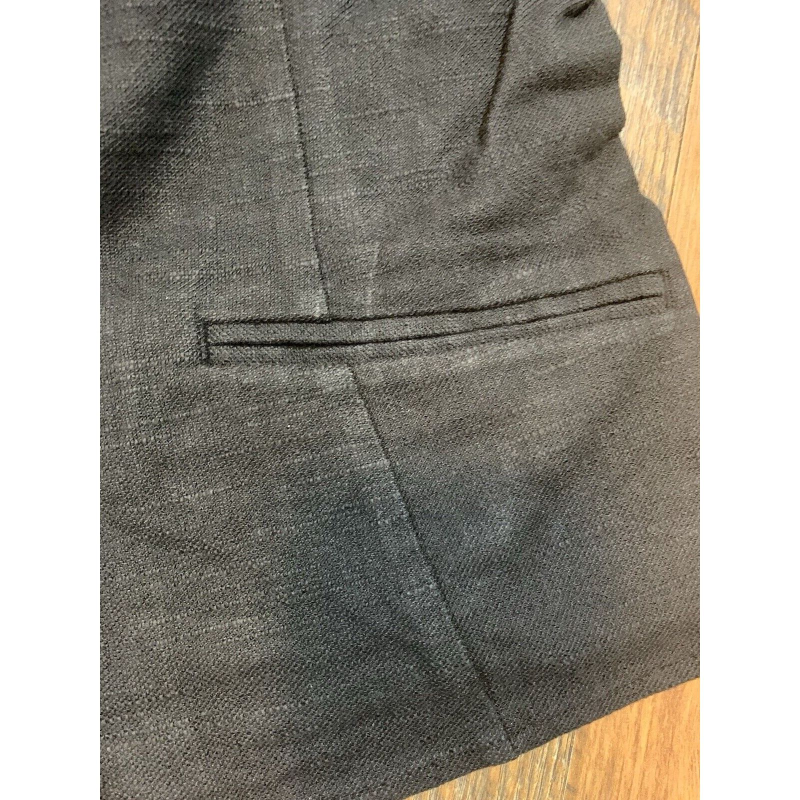 I.N.C INC Concepts Puff-Sleeve Coated Denim Blazer Black k L Size L / US 10 / IT 46 - 6 Thumbnail