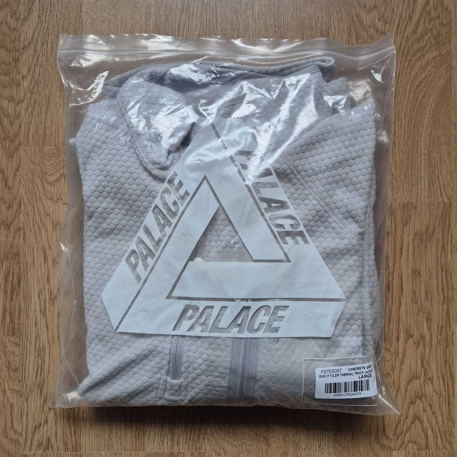 Palace Palace Run It 1/2 Zip Thermal Track Jacket Grey New SS24 Size US L / EU 52-54 / 3 - 6 Thumbnail