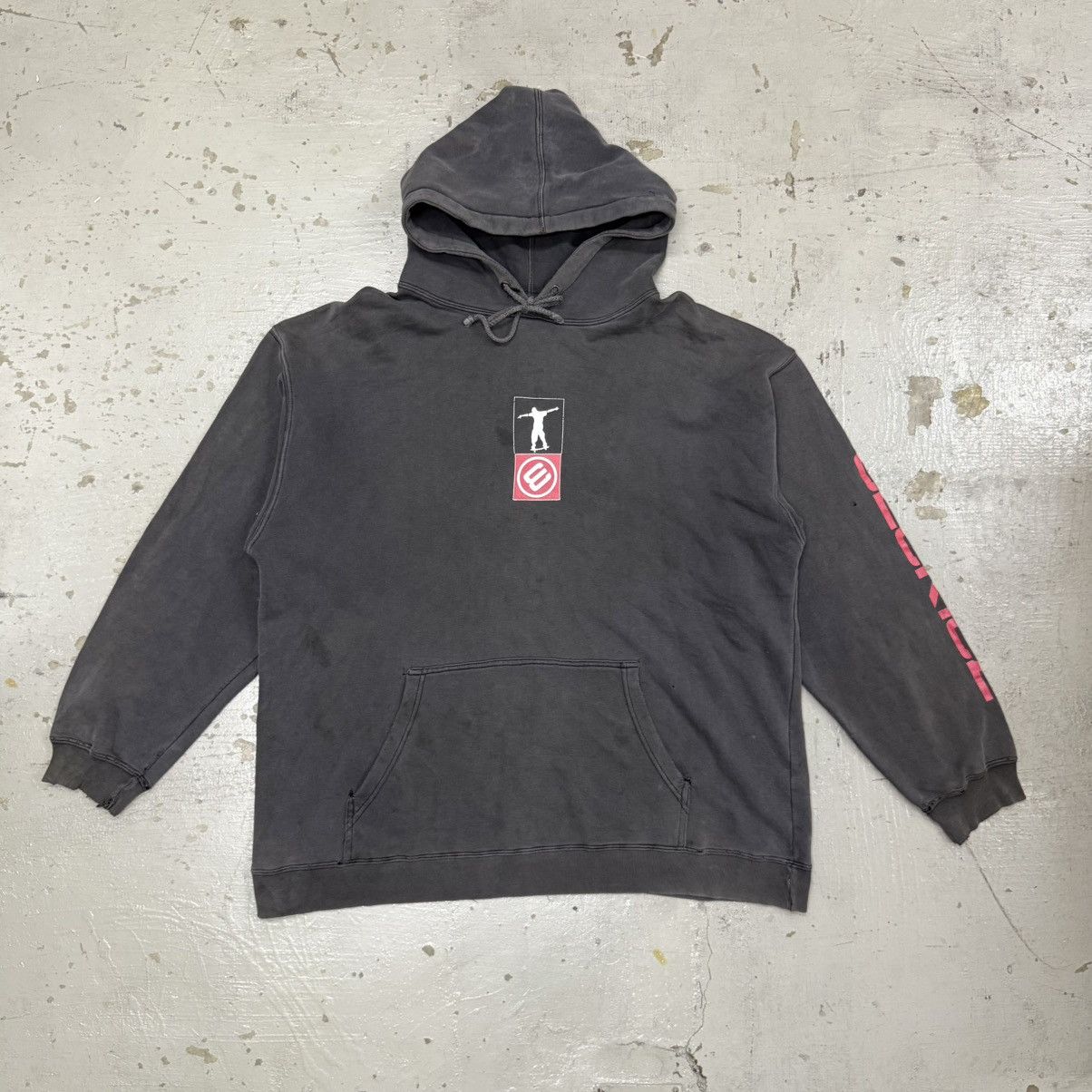 Beauty Beast Ezekiel Faded Thrashed Distress Skate Hoodie y2k Size US L / EU 52-54 / 3 - 3 Thumbnail