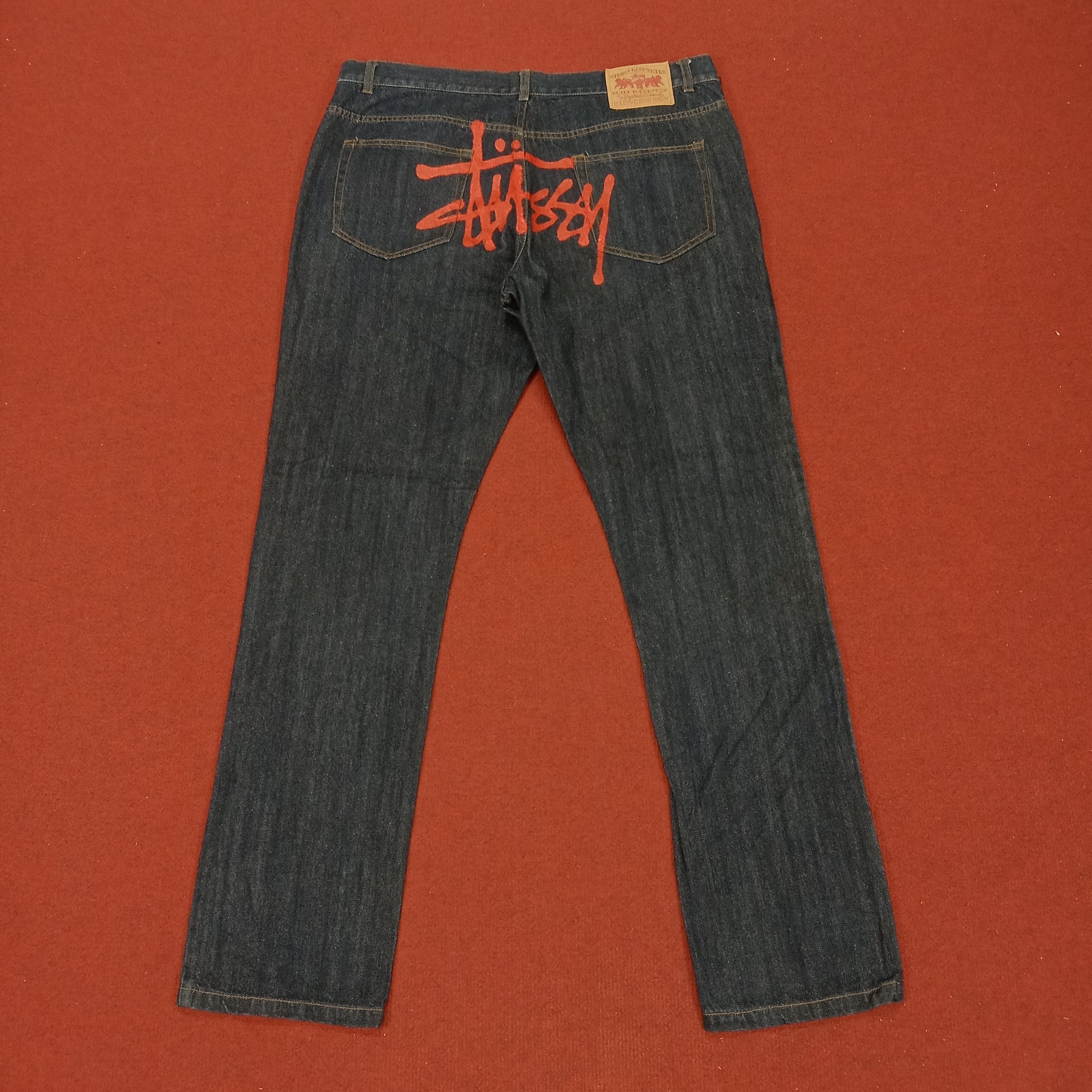 Stussy Stussy Streetwear Skater Custom Art Logo Style Jeans Size US 36 / EU 52 - 1 Thumbnail