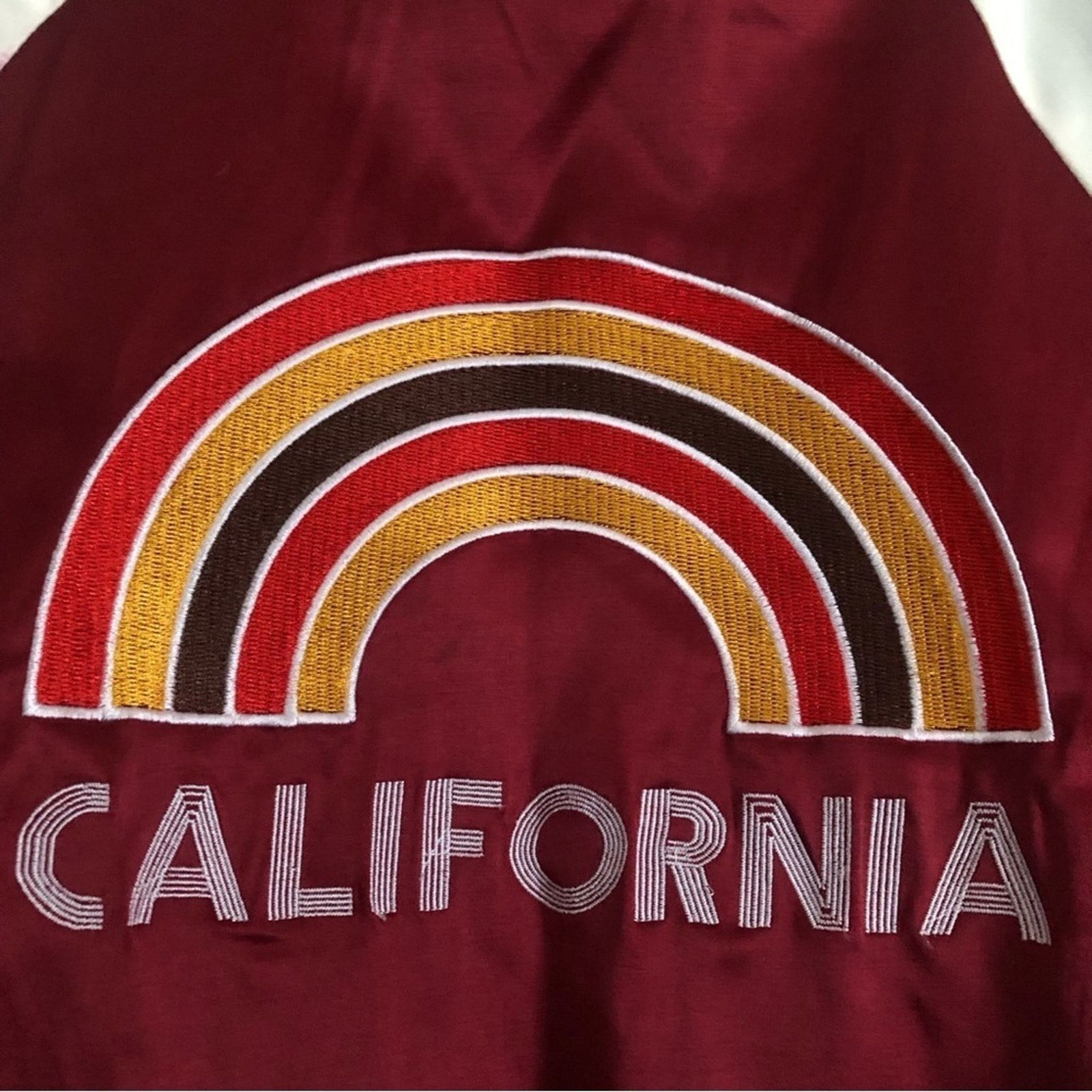 Other Ashley by 26 International Satin California Varsity Jacket Size XL / US 12-14 / IT 48-50 - 10 Thumbnail