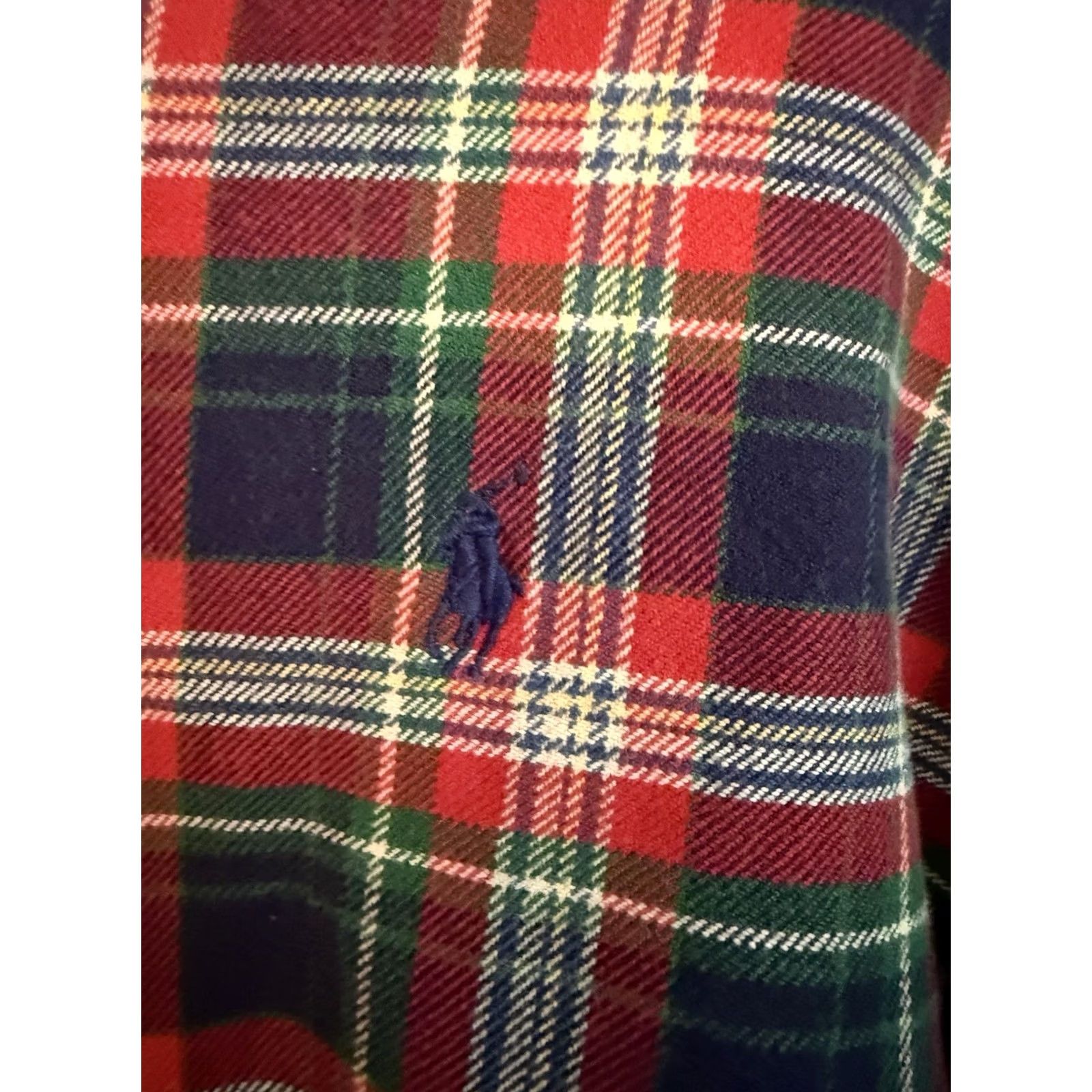 Ralph Lauren Ralph Lauren Classic Fit Flannel Shirt Mens XXL Green Plaid Button-Down Collared Button-Up 100% Cotton Vintage: No Size US XXL / EU 58 / 5 - 3 Thumbnail