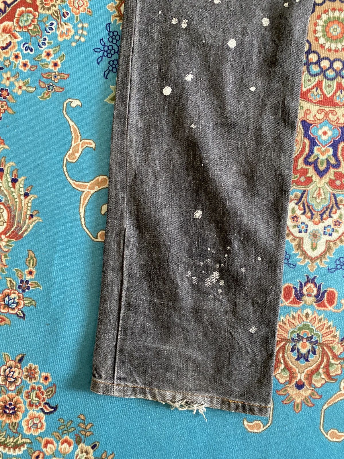 Japanese Brand Japanese Brand Distressed Splatter Patchwork Design Denim Size US 31 - 10 Thumbnail