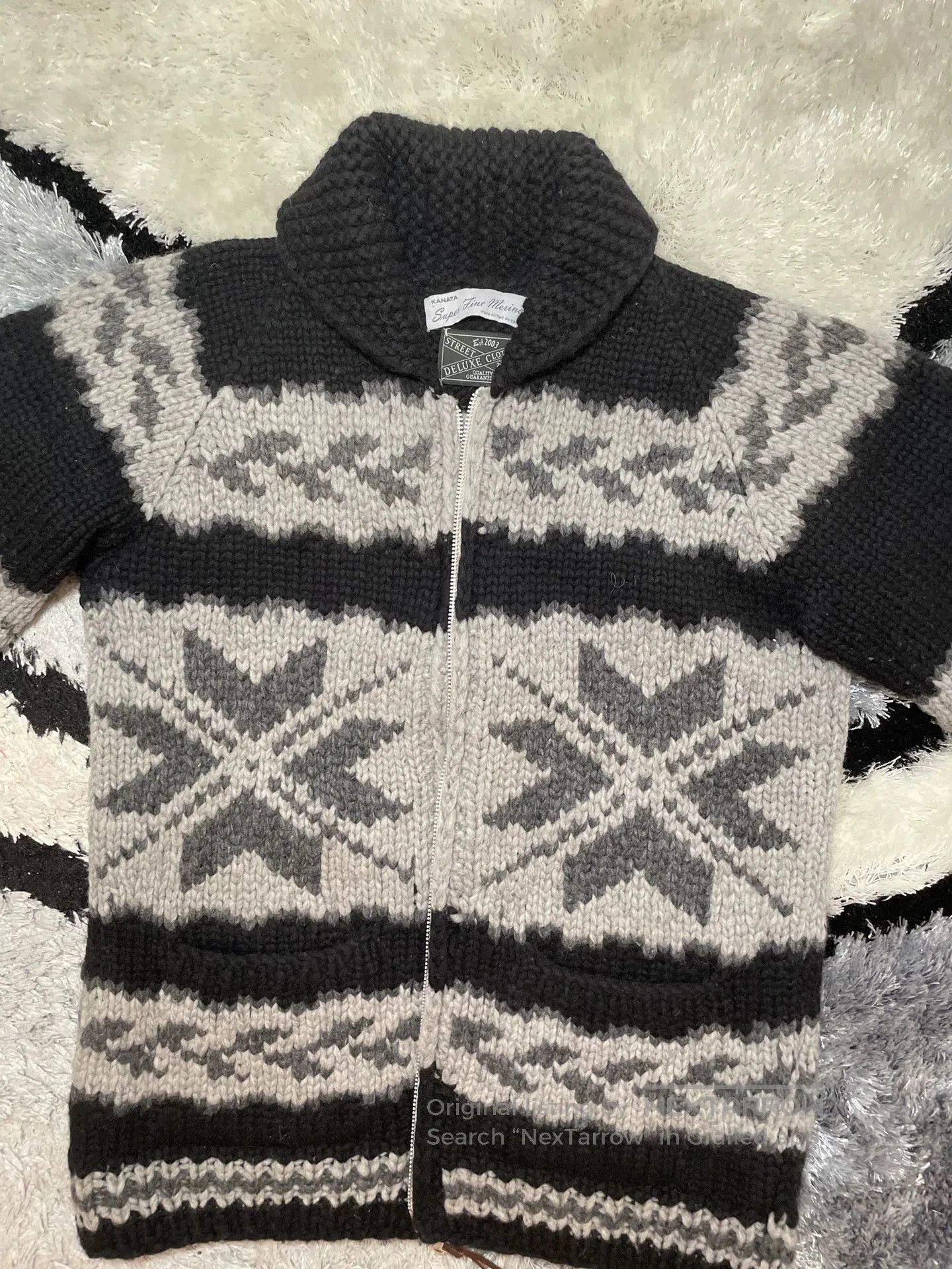 Japanese Brand Kanata Co-branded Limited Wool Sweater. Size US M / EU 48-50 / 2 - 7 Thumbnail