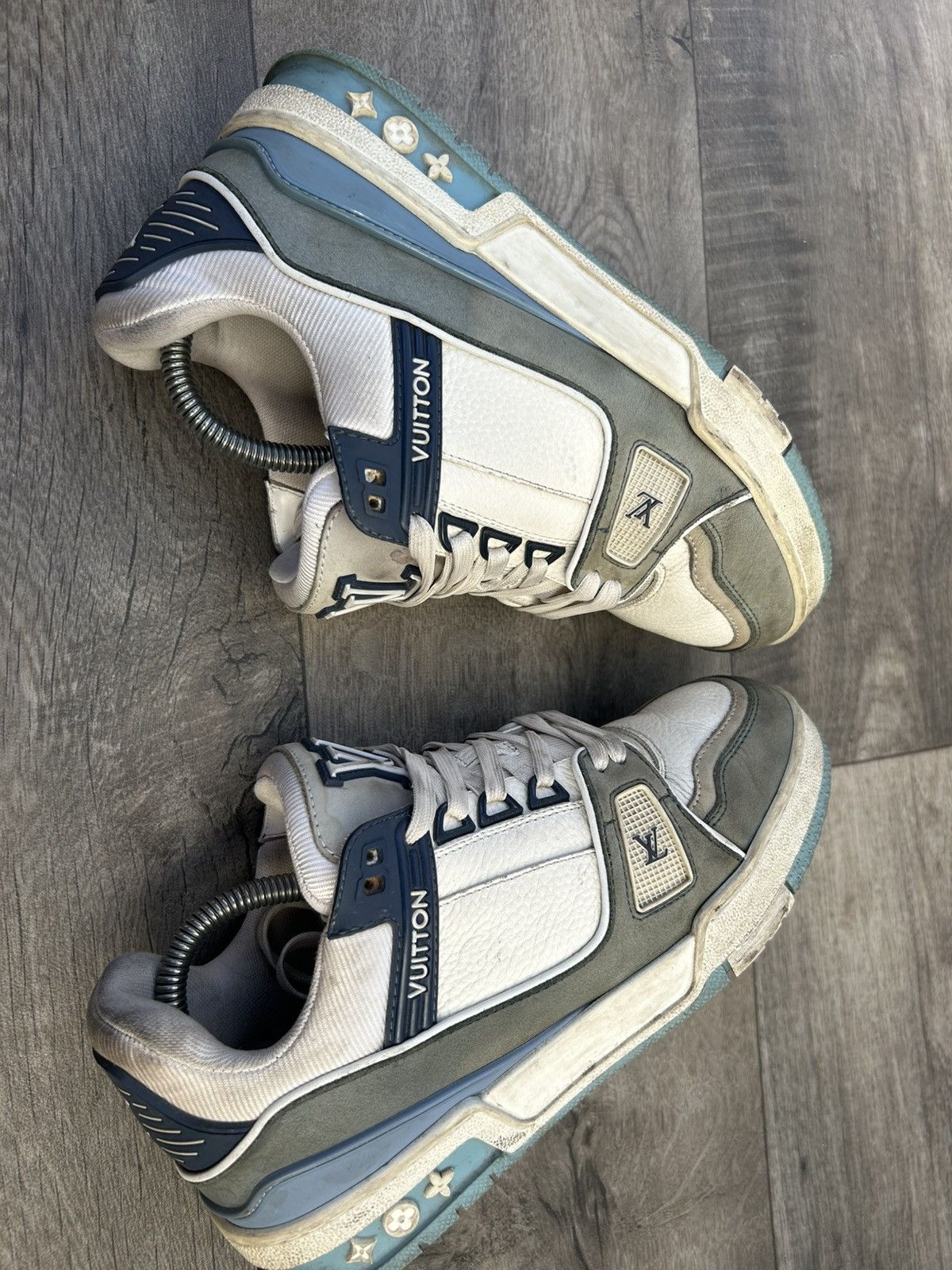 Louis Vuitton Louis Vuitton LV Trainer Sneakers Size US 5.5 / EU 38 - 7 Thumbnail