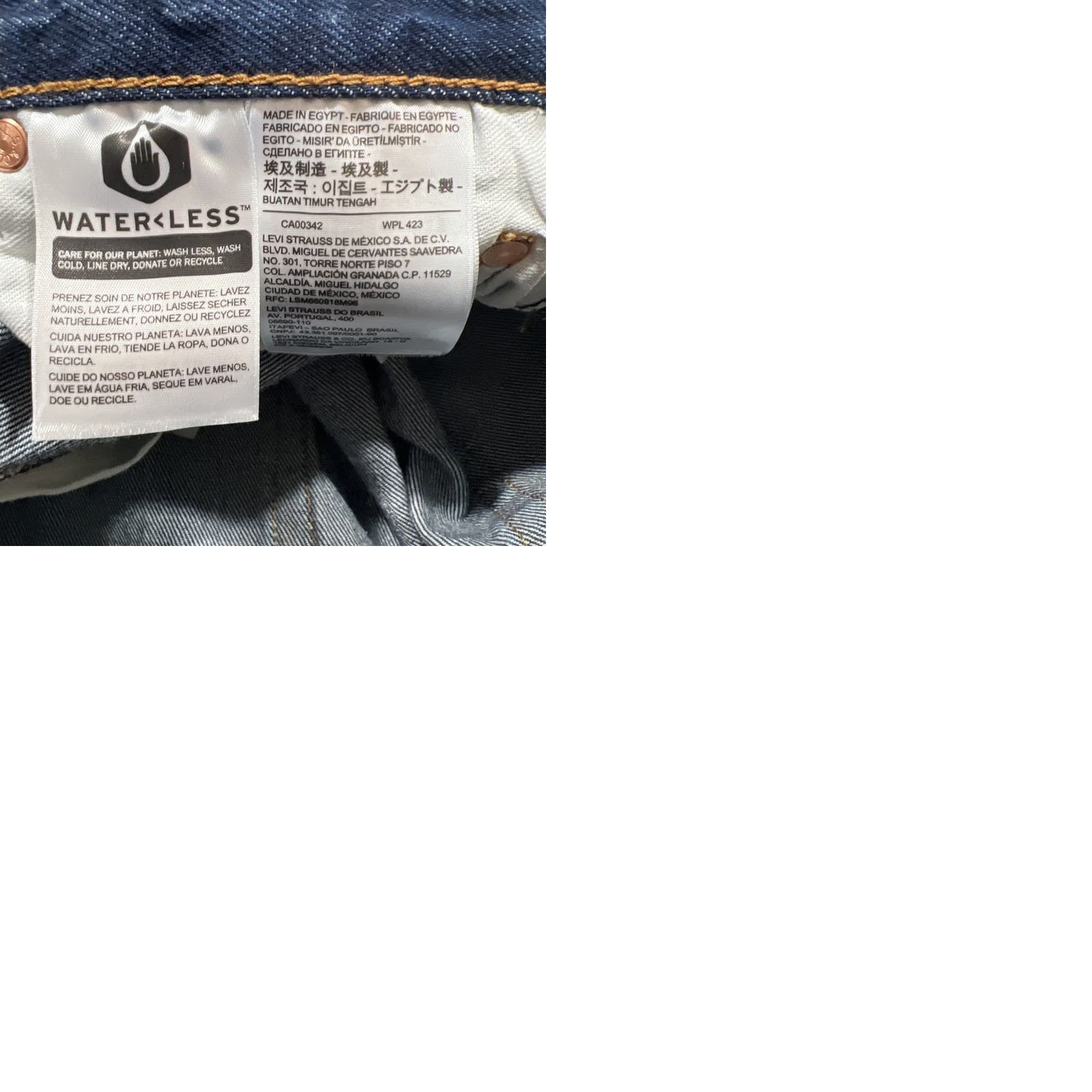 Levi's Levi’s 501 Jeans Men 32x32 Button Fly Denim Jeans 29x28 Blue Regular Rise Mid 5-Pocket Size US 32 / EU 48 - 10 Thumbnail
