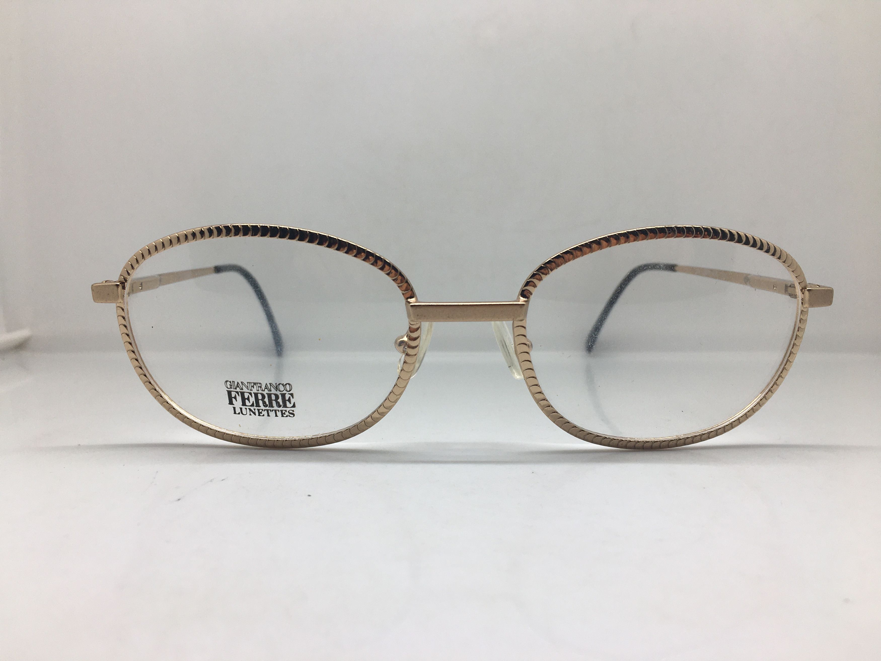 Gianfranco Ferre Vintage Gianfranco Ferre GFF136 Gold Eyeglasses Frame Italy Size ONE SIZE - 1 Thumbnail