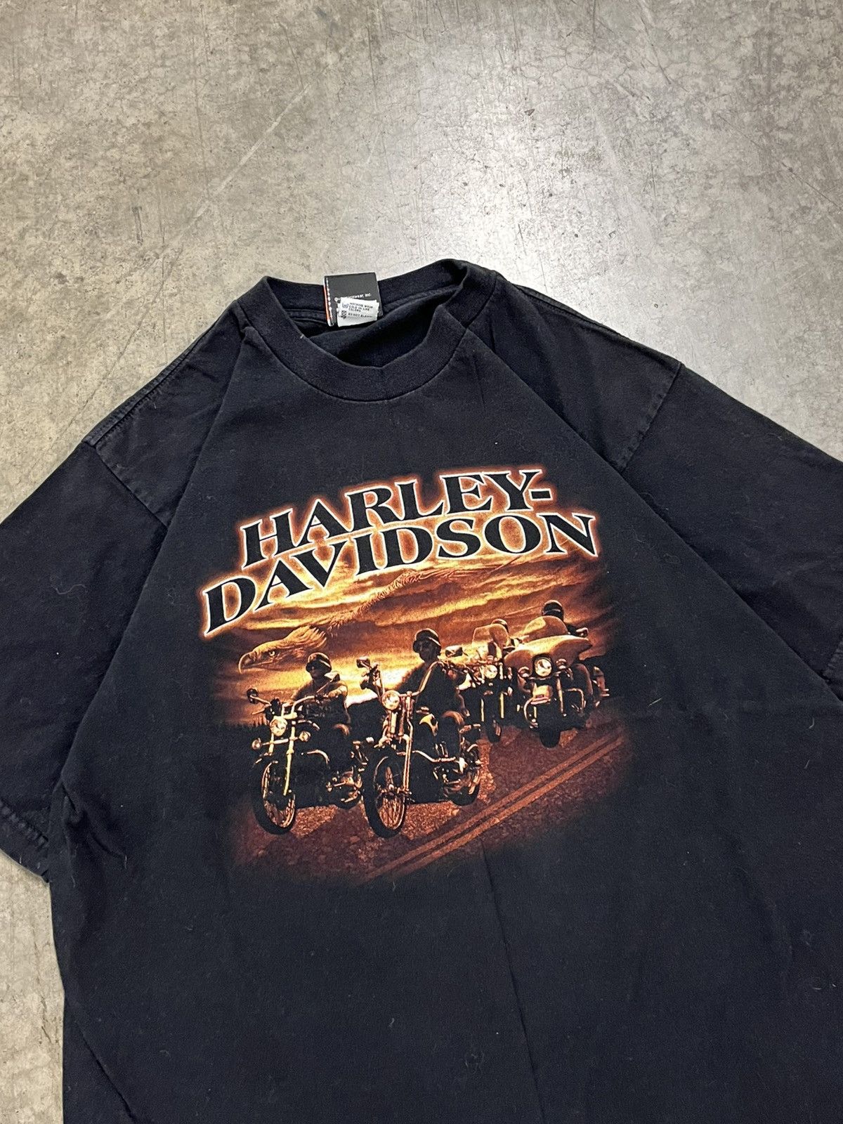 Harley Davidson × Vintage Harley Davidson vintage biker tee streetwear hype skater Size US XL / EU 56 / 4 - 3 Thumbnail