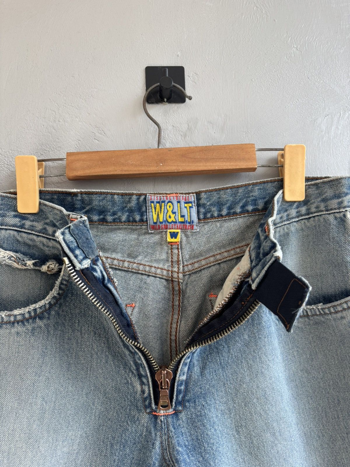 W&LT W&LT 90’s snake denim pant Size US 30 / EU 46 - 8 Thumbnail