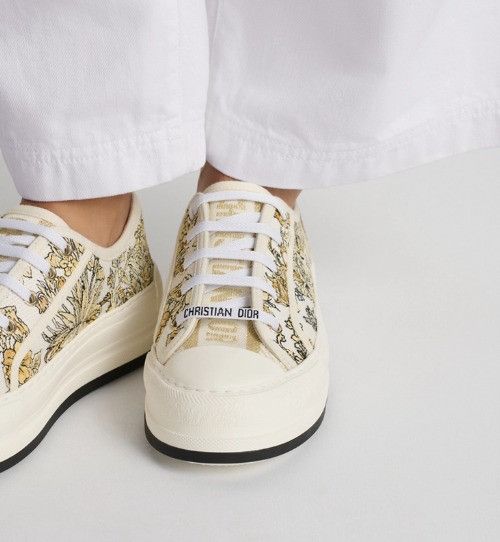 Dior o1w1db11025 KCK385 Platform Low-Top Sneakers in Multicolor Size US 10 / IT 40 - 6 Thumbnail