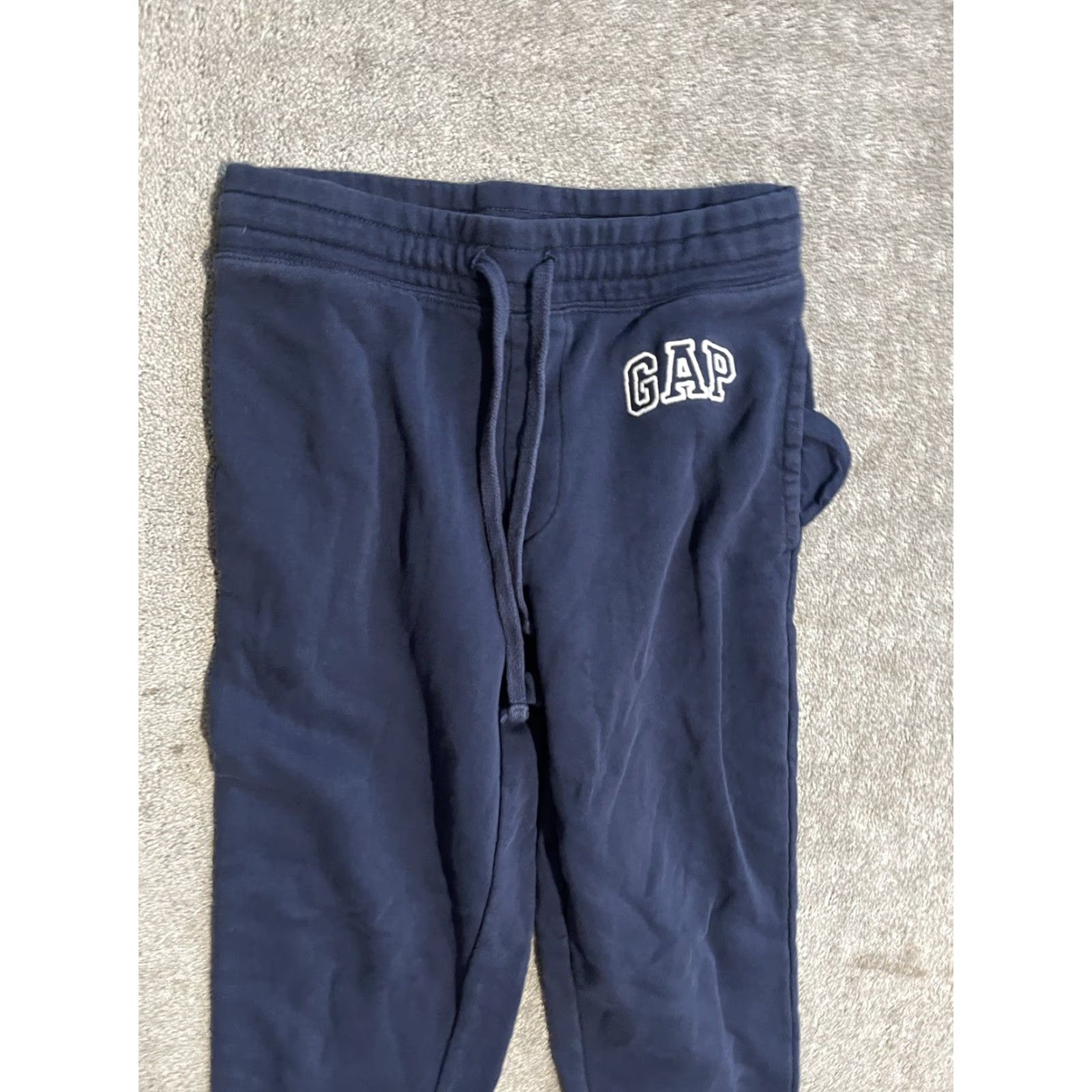 Gap VINTAGE Gap Men Sweatpants Jogger XS Regular Blue Navy Activewear Pants Mens XS Navy Blue Gap Jogger Sweatpants Size US 27 - 2 Thumbnail