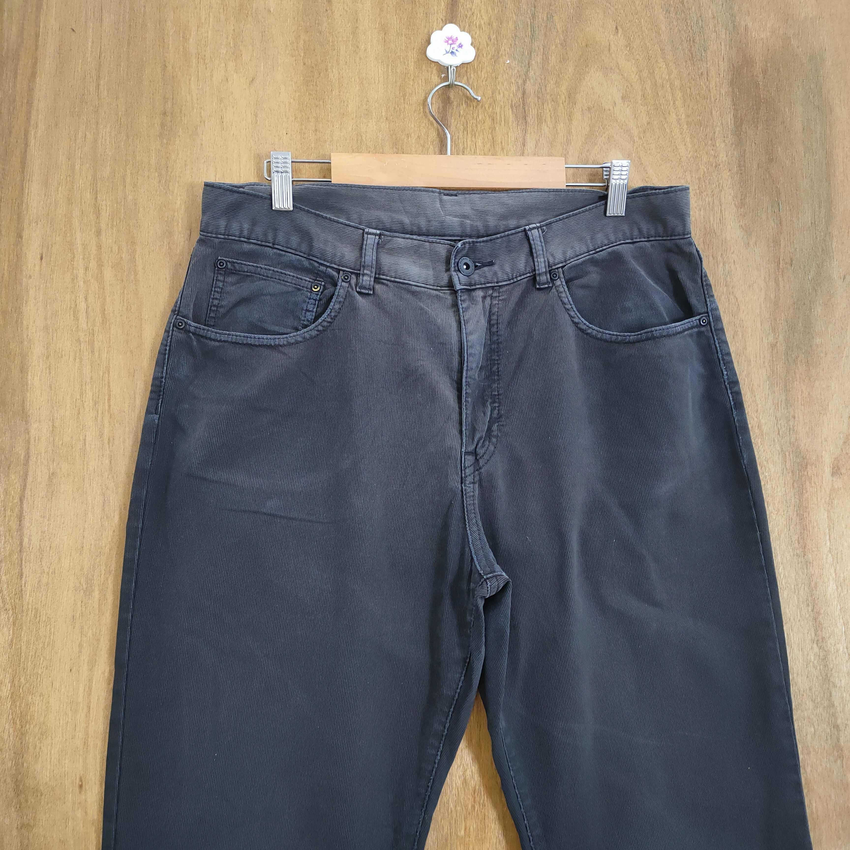 Global Work × Vintage GLOBAL WORK BLACK TROUSERS CHINO PANTS Size US 34 / EU 50 - 3 Thumbnail