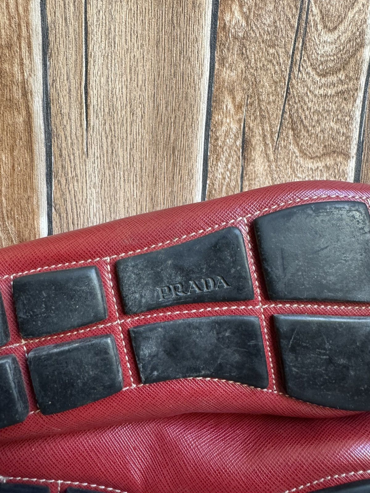 Prada logo leather loafers Size US 10 / EU 43 - 12 Thumbnail