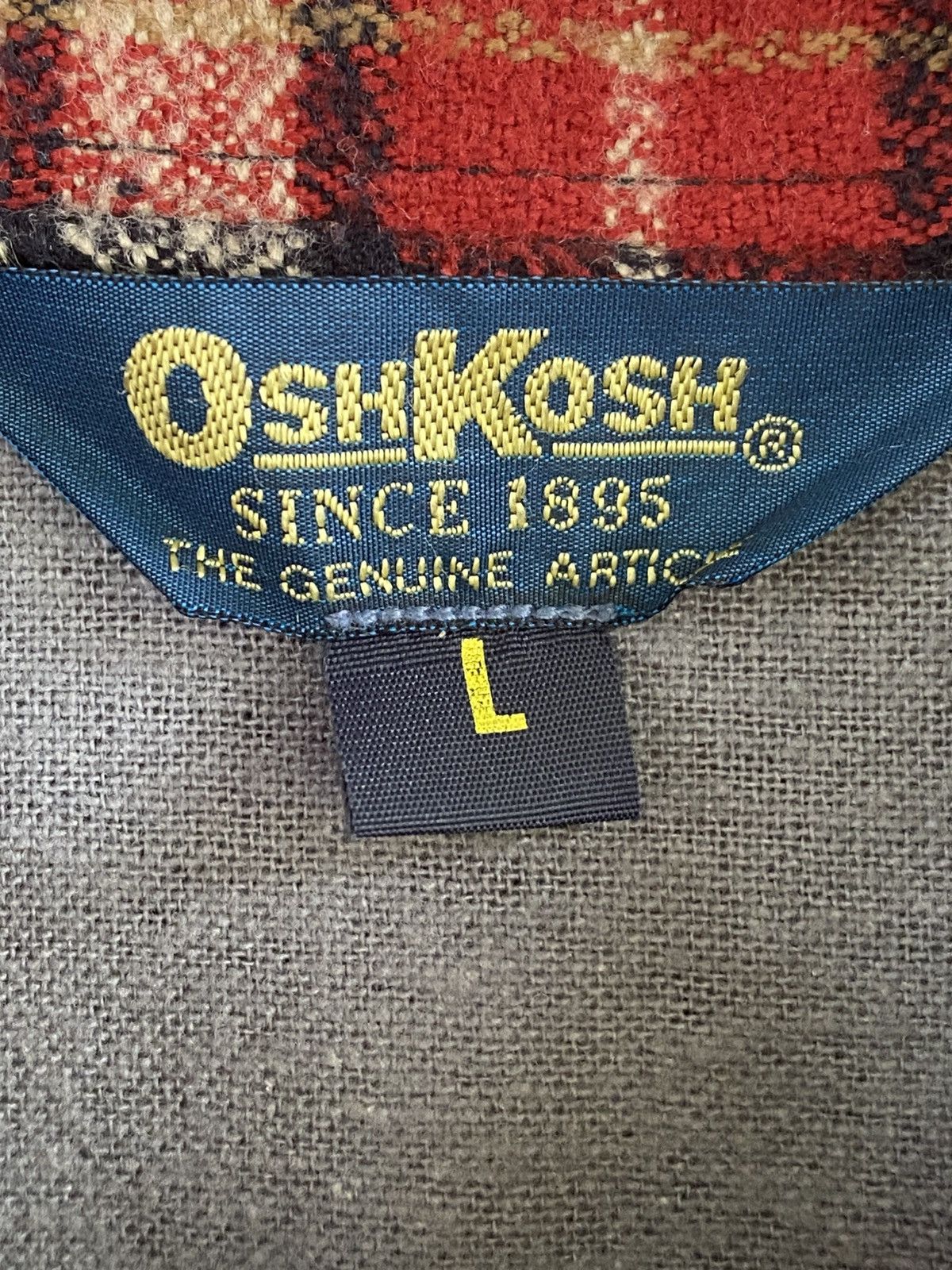 Flannel Oshkosh Vintage Flannel Size US L / EU 52-54 / 3 - 6 Thumbnail