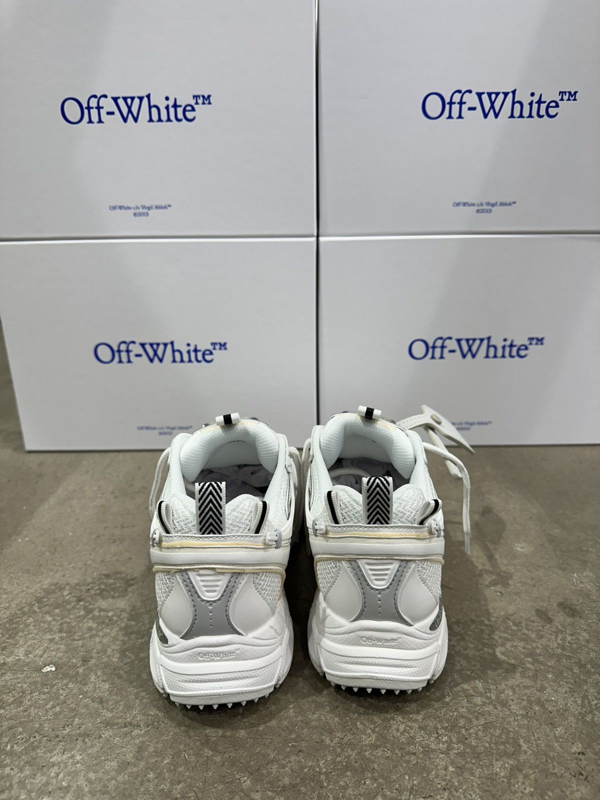 Off-White OFF-WHITE - Be Right Back Sneakers White Size US 12 / EU 45 - 4 Thumbnail