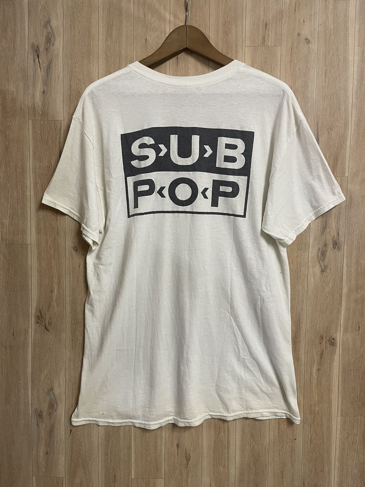 Nirvana Vintage Y2K Sub Pop Nirvana T shirt Grunge L7 Mudhoney Rare Size US L / EU 52-54 / 3 - 3 Thumbnail