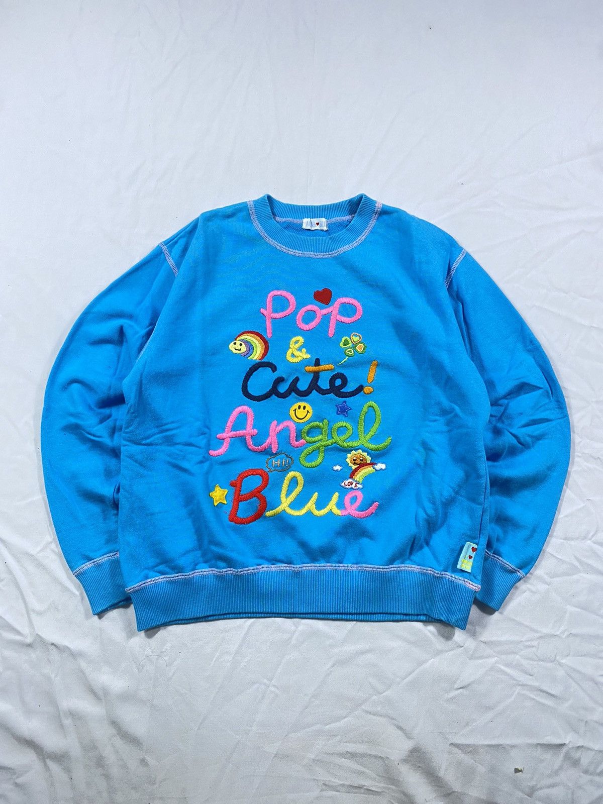 Angel Blue × Japanese Brand Japanese Pop Cute Angle Blue sweaters Size US L / EU 52-54 / 3 - 1 Thumbnail