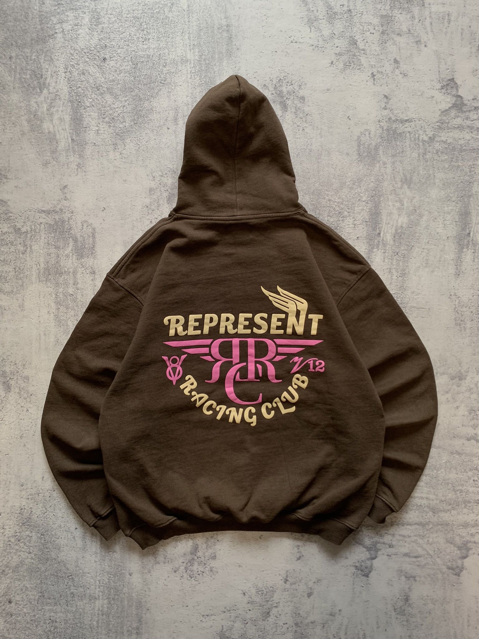 Represent Clo. Represent Racing Hoodie Hooded Sweatshirt Racing Club Bright Size US XL / EU 56 / 4 - 2 Thumbnail