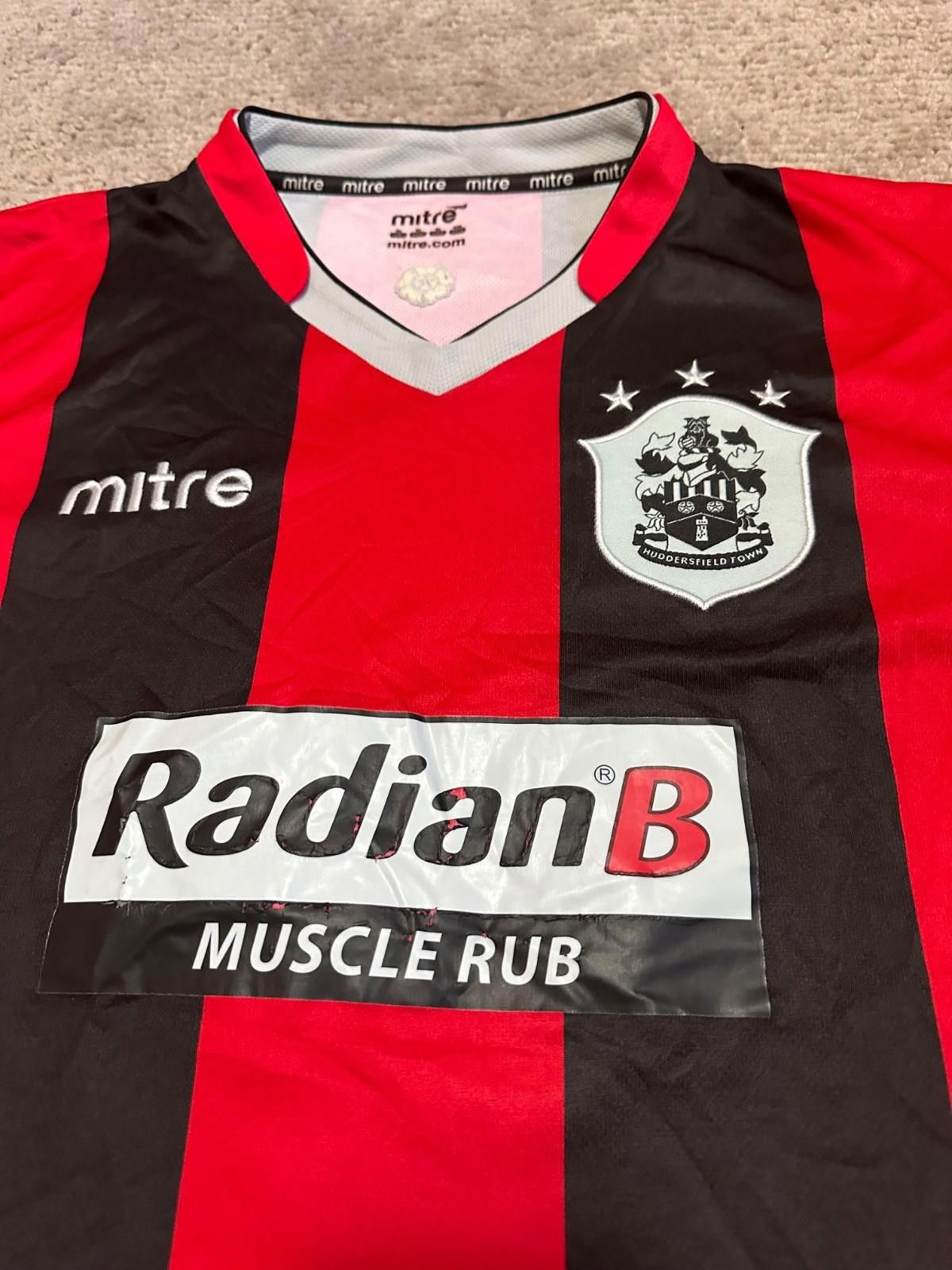 Other Huddersfield Town 2010/11 away football shirt jersey Mitre Size US XL / EU 56 / 4 - 4 Thumbnail