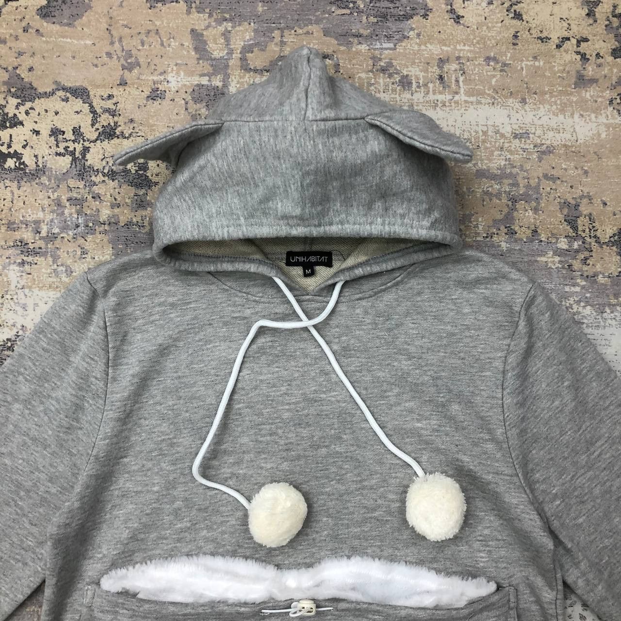 Japanese Brand Y278 UNIHABITAT HUMANxDOGxCAT LIVE TOGETHER HOODIE Size M / US 6-8 / IT 42-44 - 4 Thumbnail