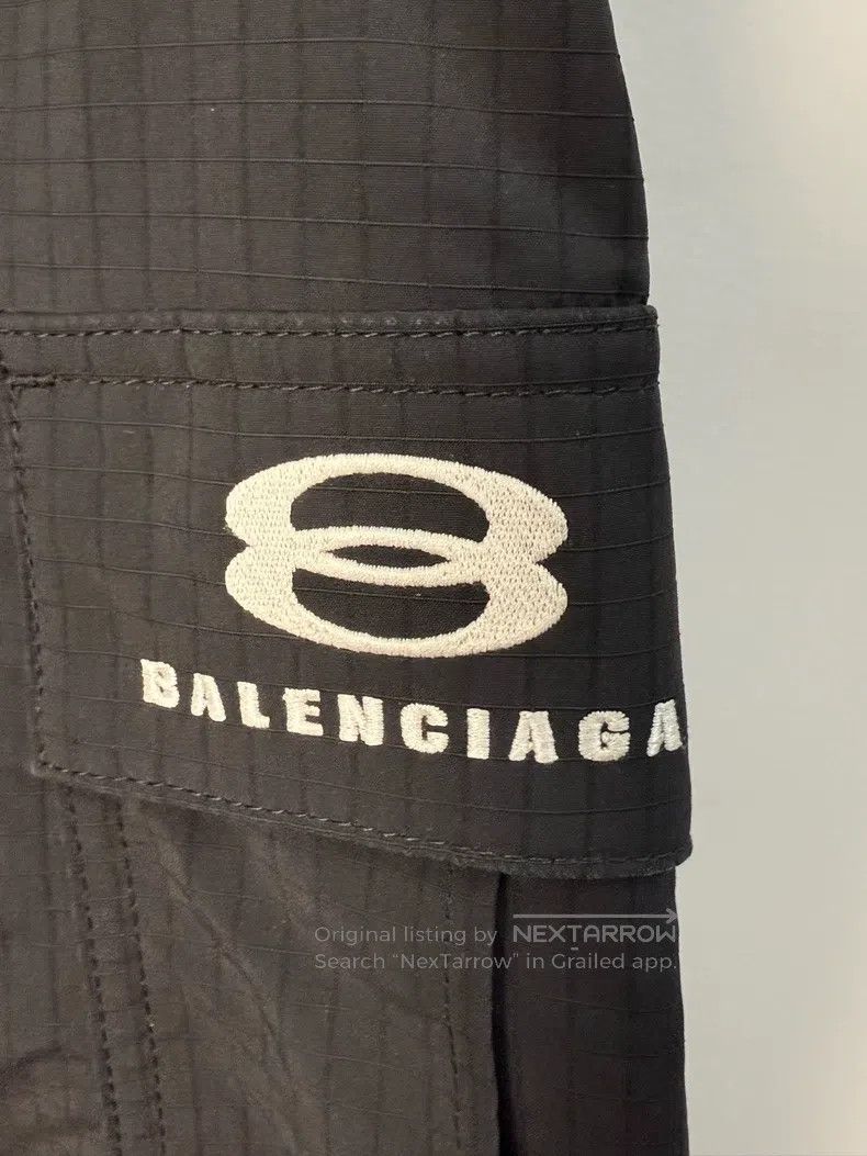 Balenciaga Balenciaga size M Double Ring Logo Rip-Resistant Fabric Ca Size US 27 - 3 Thumbnail