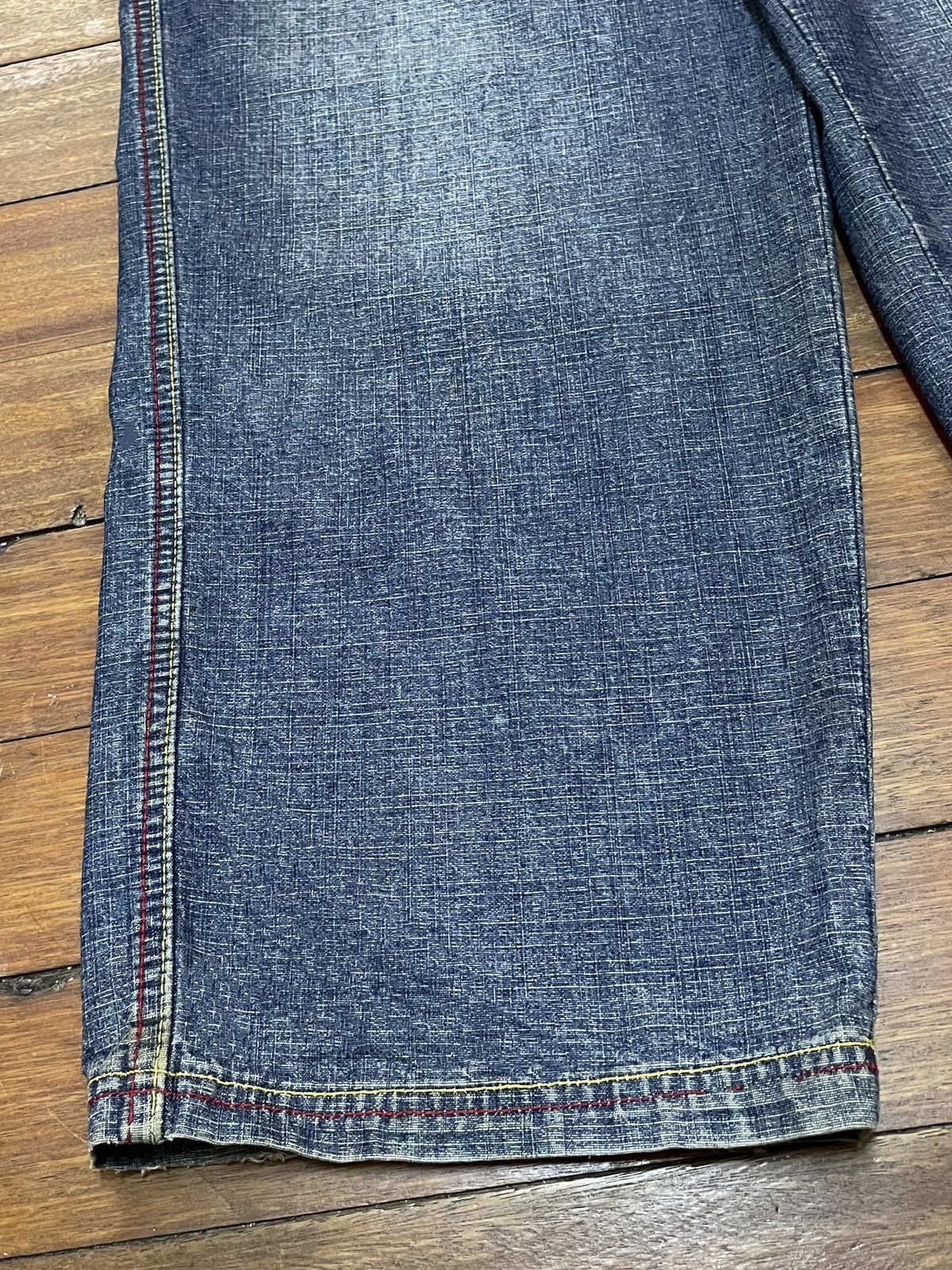 Fubu Rare Vintage Brand Fubu Platinum Patchwork Baggy Jeans 2000s Size US 36 / EU 52 - 5 Thumbnail