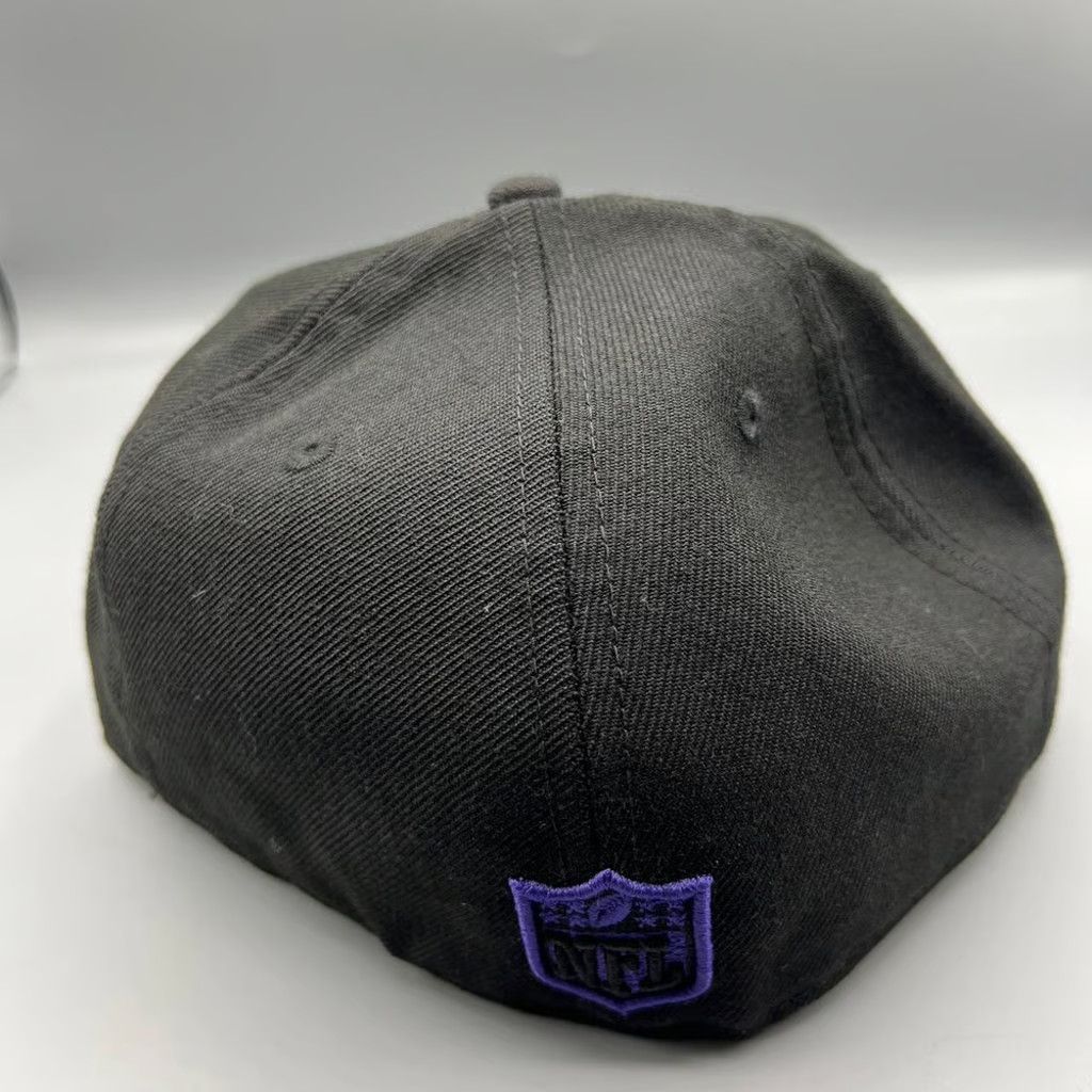 New Era Baltimore Ravens Hat Men 7 3/8 59Fifty New Era NFL Fitted Size ONE SIZE - 7 Thumbnail