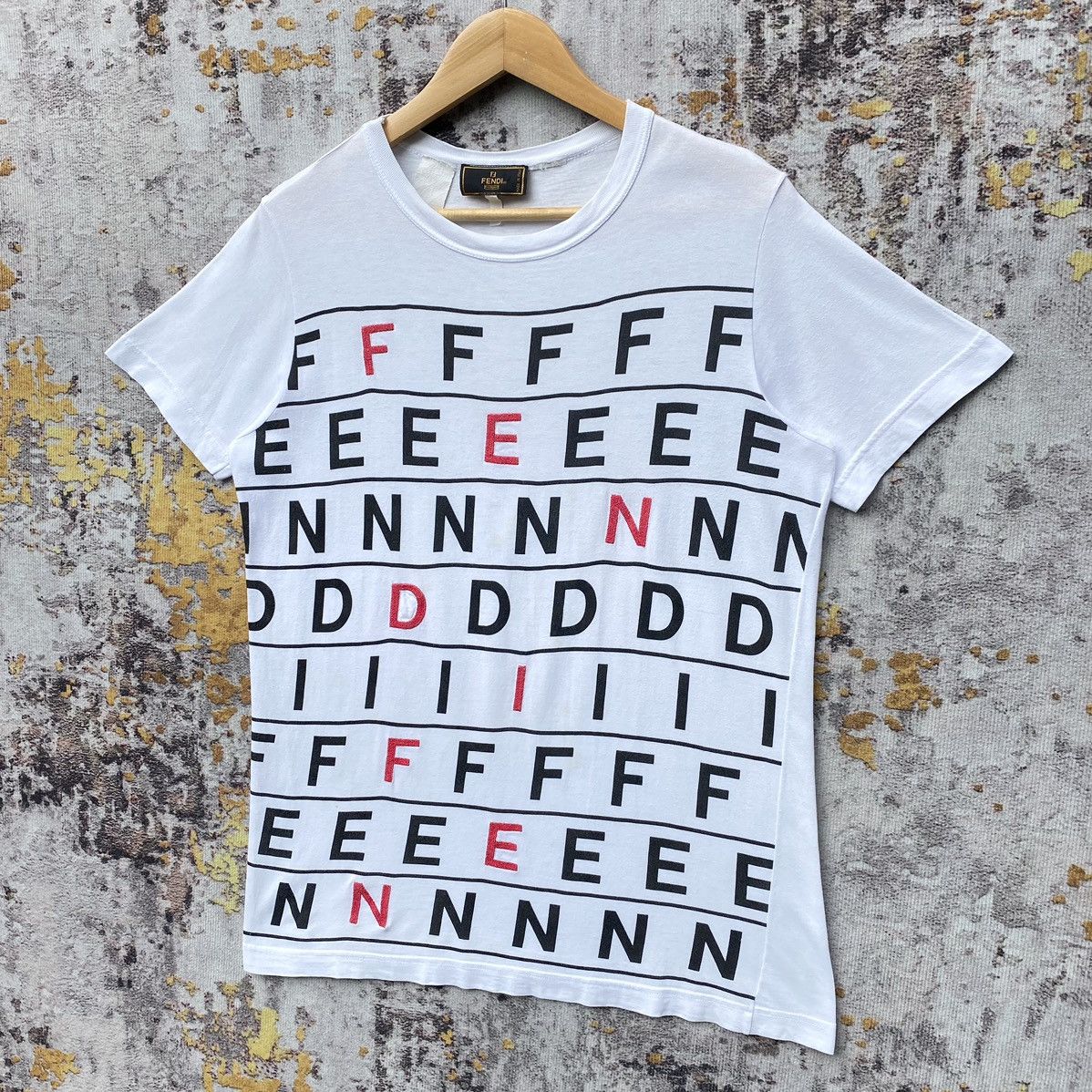 Fendi Vintage Fendi Red Word Embroidery Spellout Fendi Shirt Size US M / EU 48-50 / 2 - 3 Thumbnail