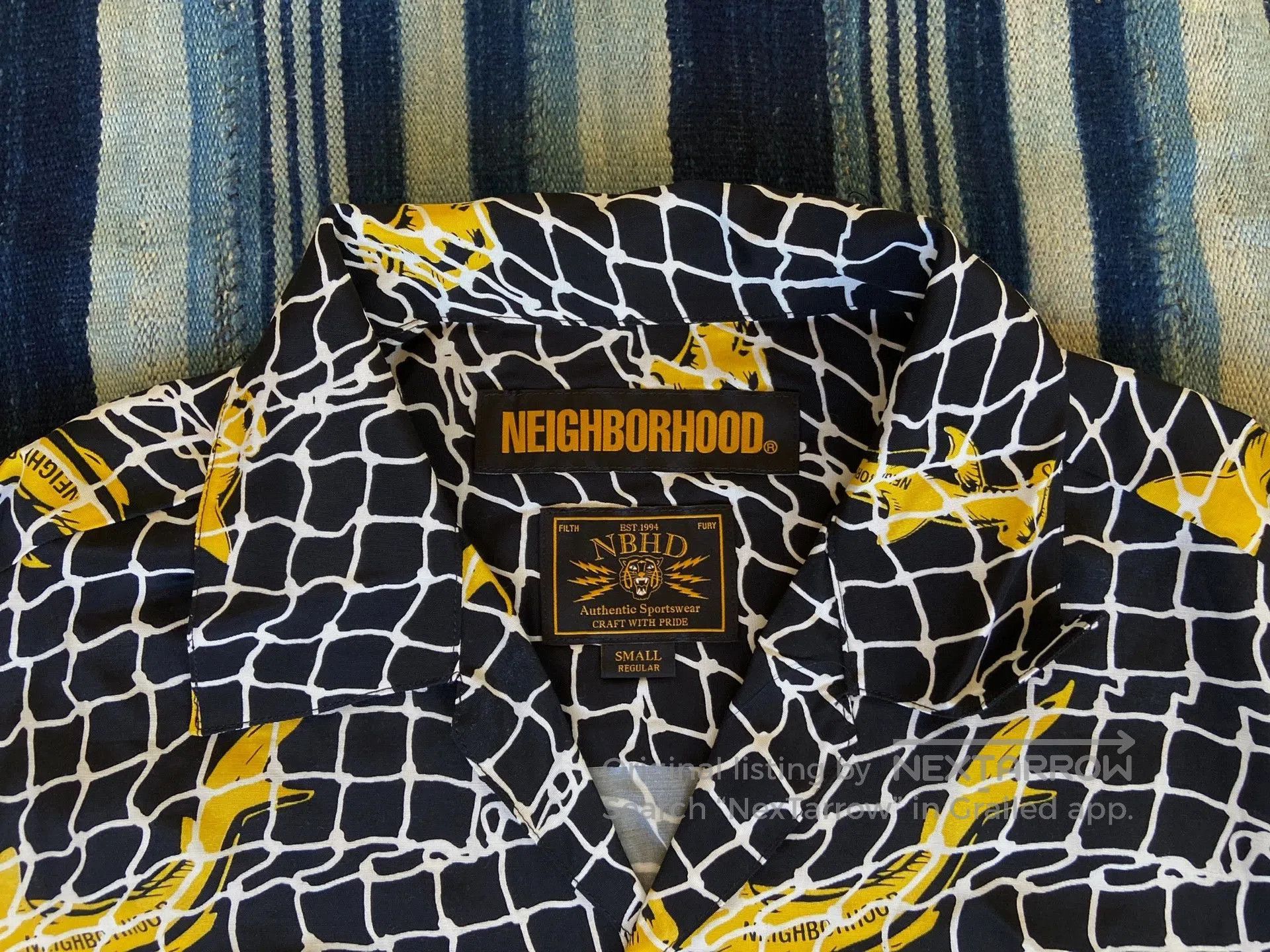 Neighborhood neighborhood shark aloha short sleeve shirt. Size US S / EU 44-46 / 1 - 4 Thumbnail
