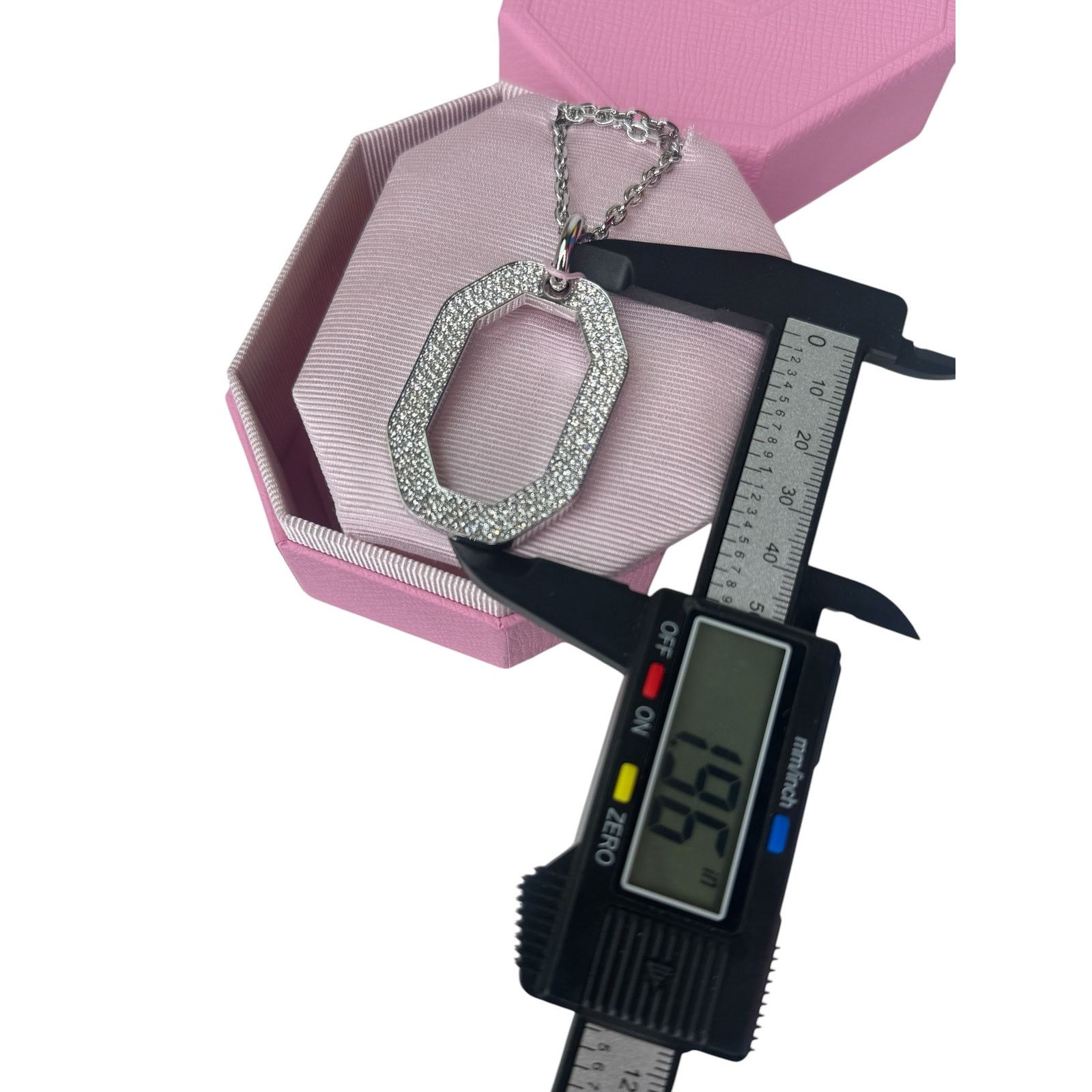 Swarovski Swarovski Dextera pendant Octagon shape, Medium, Necklace Size ONE SIZE - 10 Thumbnail
