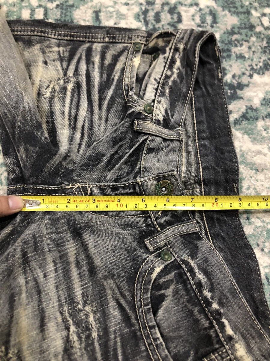 14th Addiction 2000s Japanese Brand SpRay Distressed Flared Denim Size US 29 - 22 Thumbnail