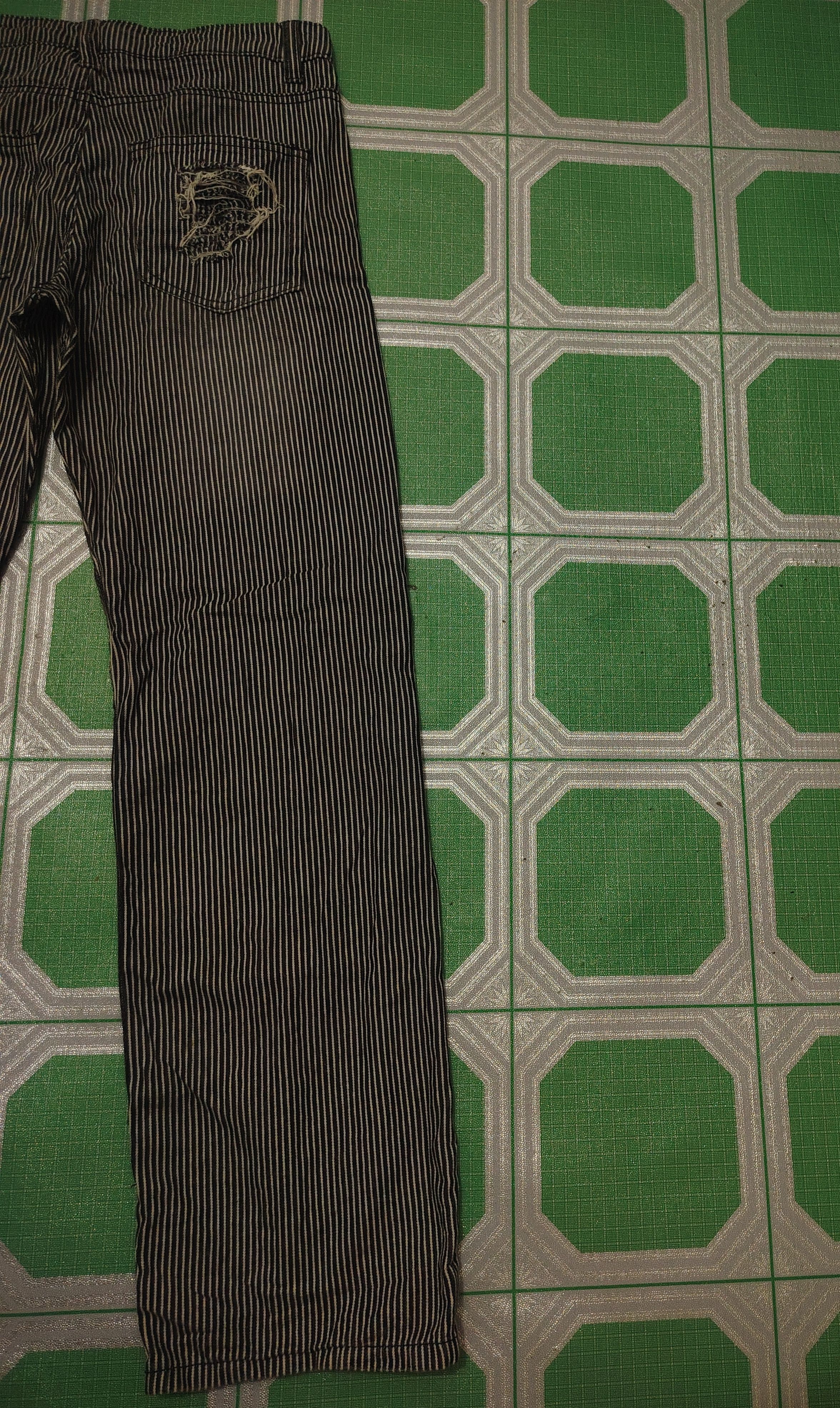 Who Decides War Japanese Back & Forth Hickory Pants Striped I6W9 Style Size US 30 / EU 46 - 16 Thumbnail