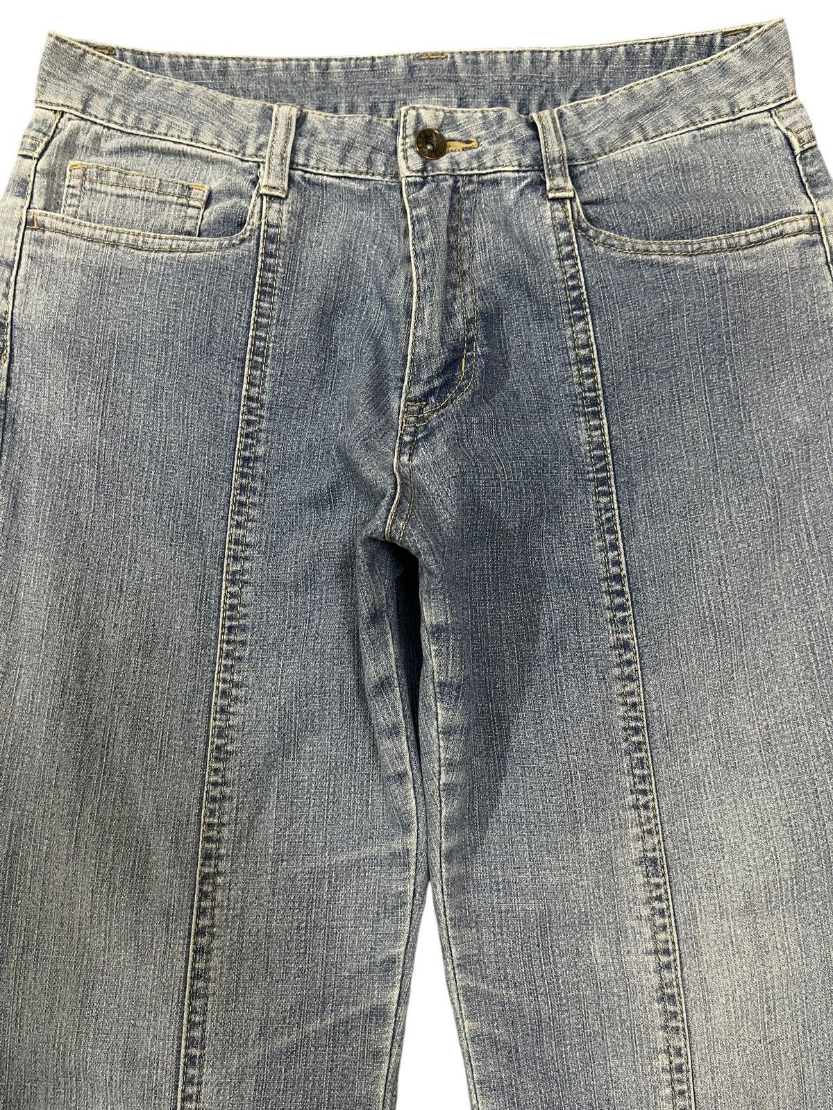 Hysteric Glamour Vintage Japanese Brand Blue Wash Style Wide Leg Jeans Size US 30 / EU 46 - 3 Thumbnail