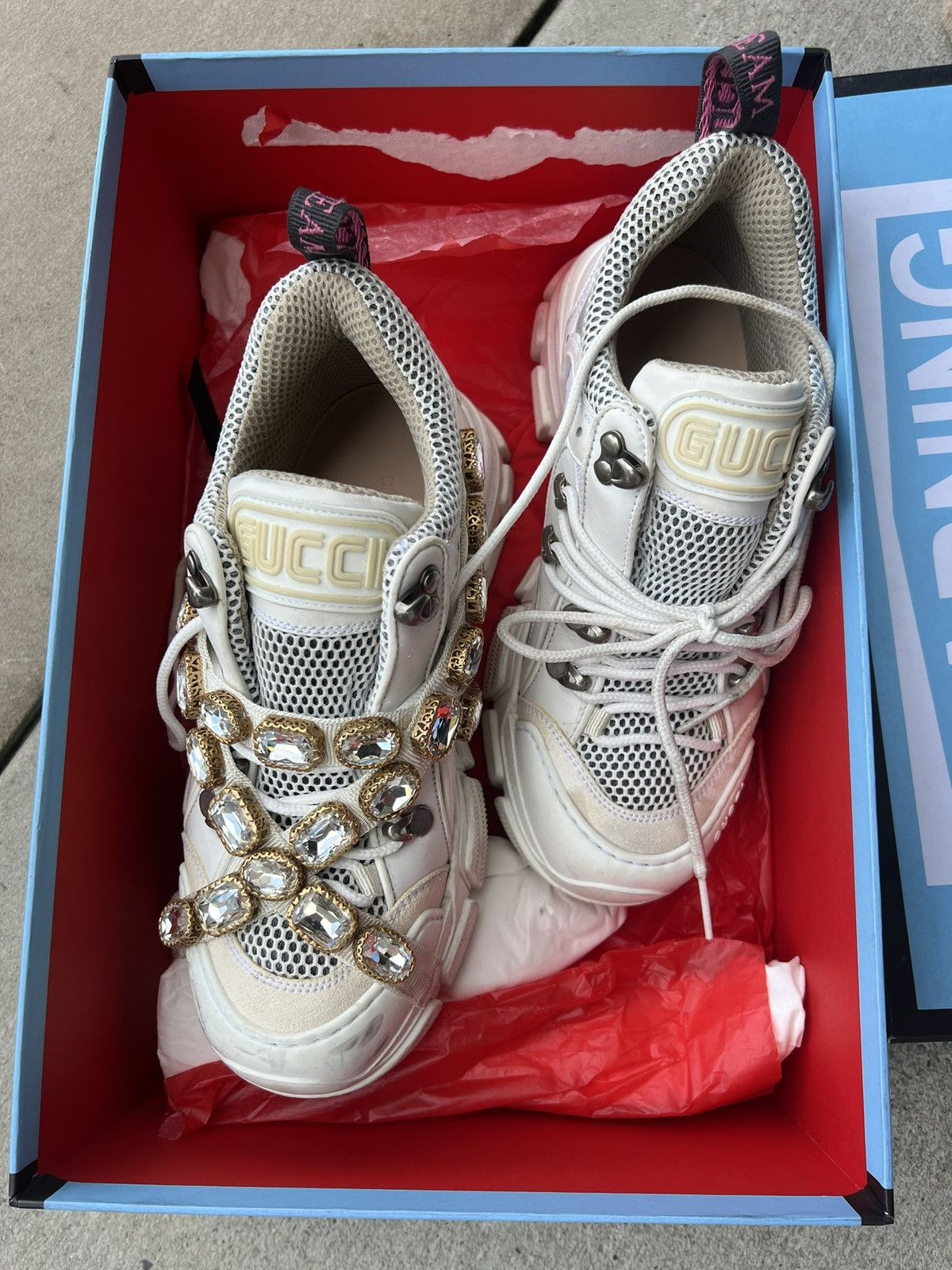 Gucci Gucci Flashtrek Size US 7 / IT 37 - 3 Thumbnail