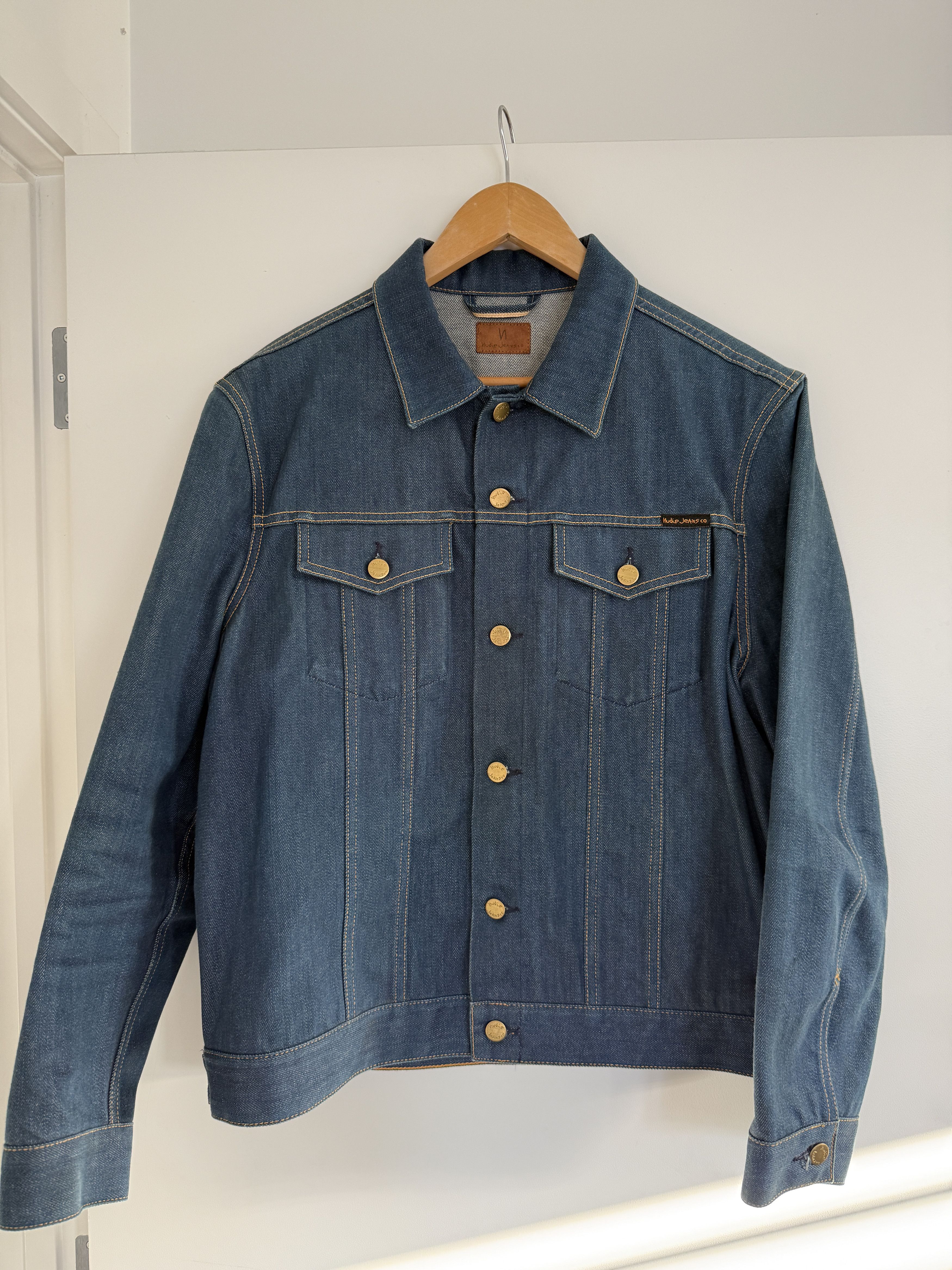 Nudie Jeans Sonny Dry Dirt Organic denim jacket | Grailed