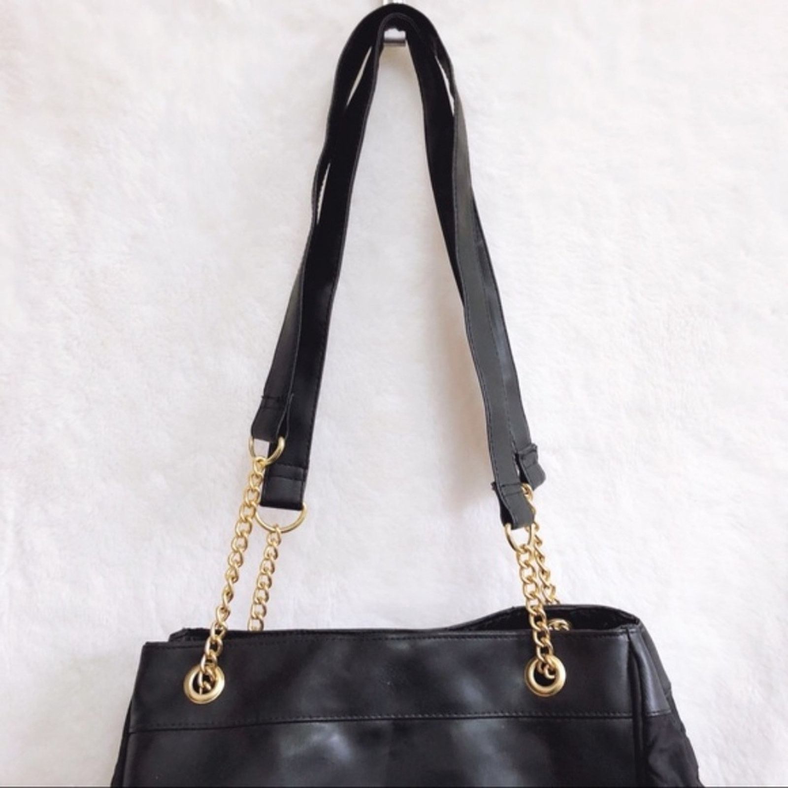 Other Lancôme Black Gold Chain Shoulder Clasp Bag Size ONE SIZE - 7 Thumbnail