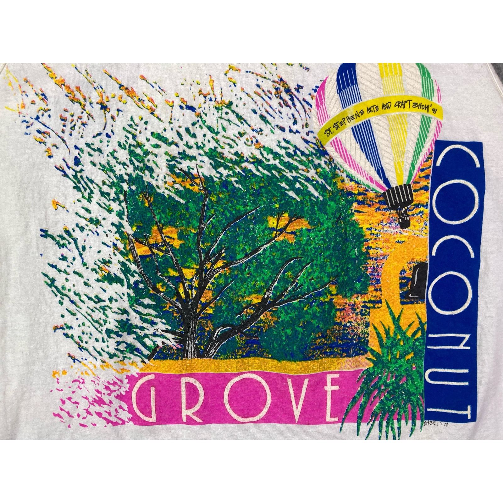 Vintage Coconut Grove Tank Top Miami 1991 Vintage Mens Size XL Size US XL / EU 56 / 4 - 7 Thumbnail