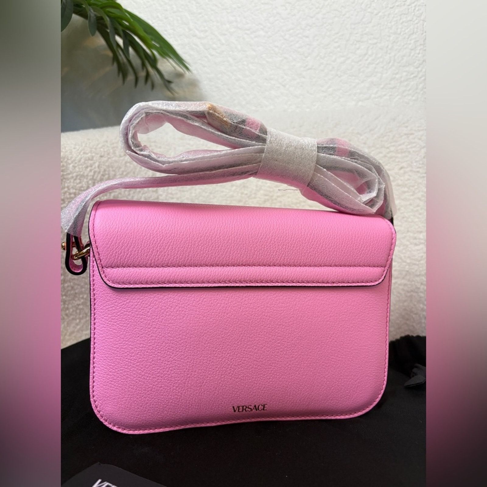 Versace Versace Pink la Medusa Crossbody Bag with Gold Hardware NWT Size ONE SIZE - 5 Thumbnail