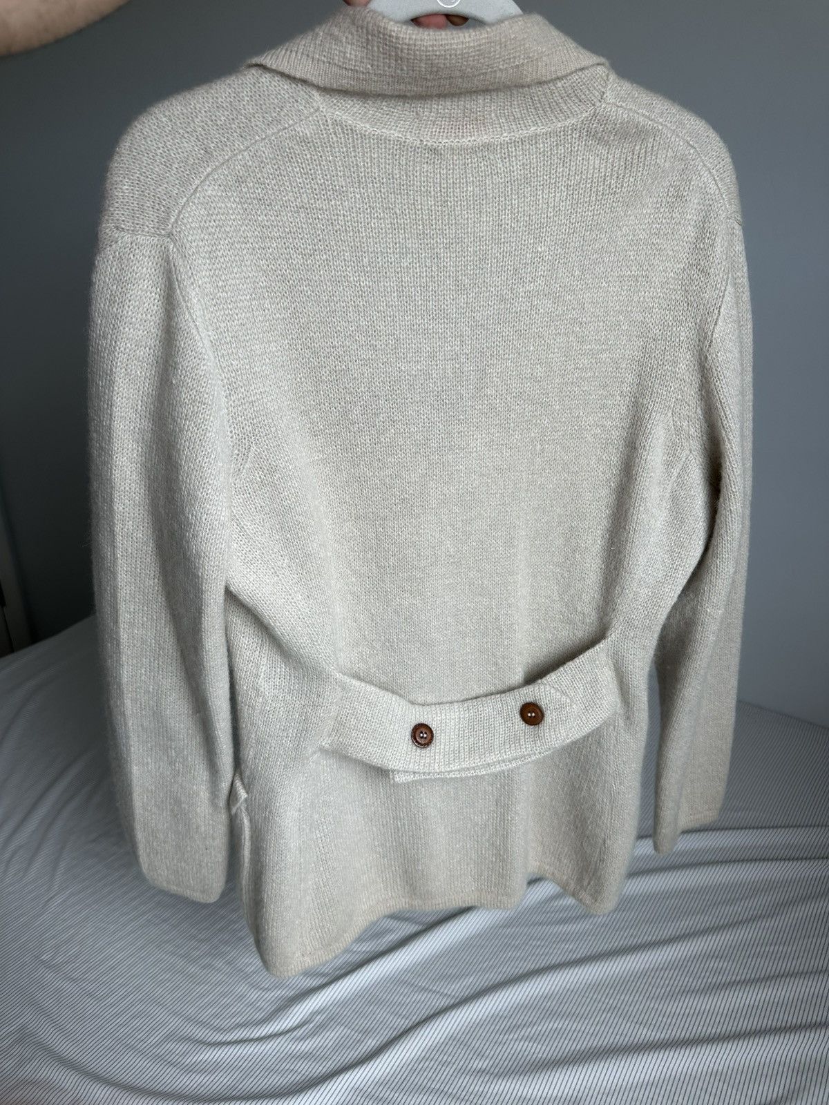 Saks Fifth Avenue Vintage Saks Fifth Ave 70% Cashmere / 30% Alpaca Knit Blazer Size US M / EU 48-50 / 2 - 6 Thumbnail