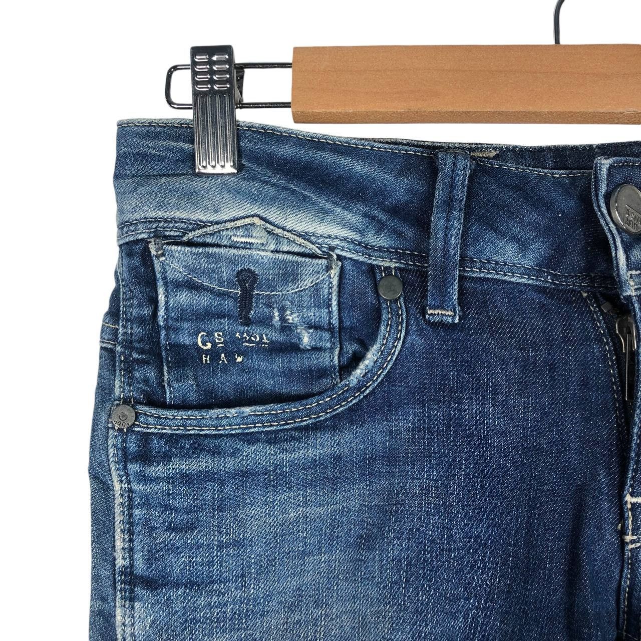 G-Star Vintage G-Star Raw 3301 Ladies Jean Skinny Tender Size 24" / US 00 / IT 34 - 4 Thumbnail