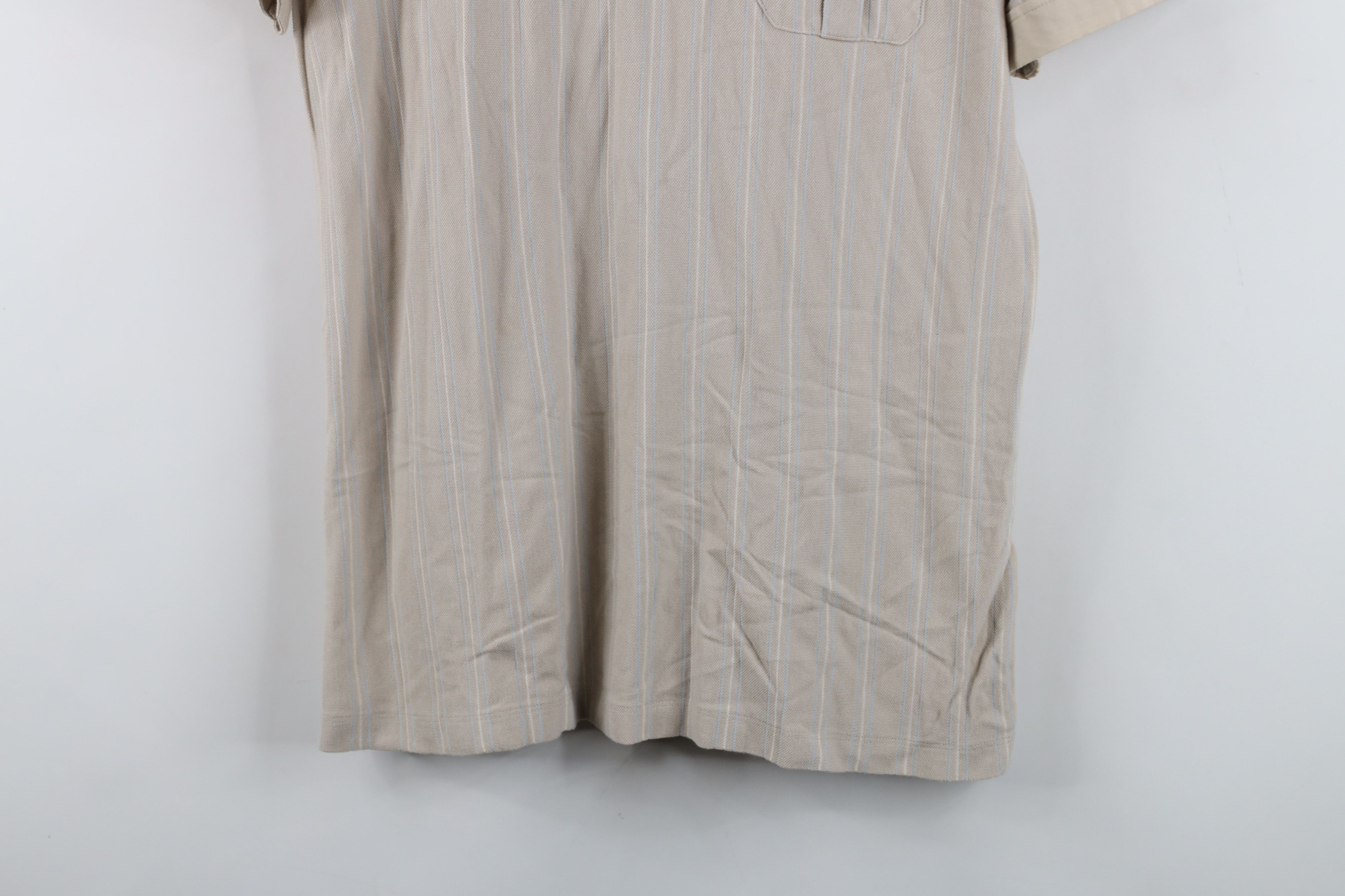 Vintage Vintage Streetwear Cotton Striped Button Down Polo Shirt Size US L / EU 52-54 / 3 - 3 Thumbnail