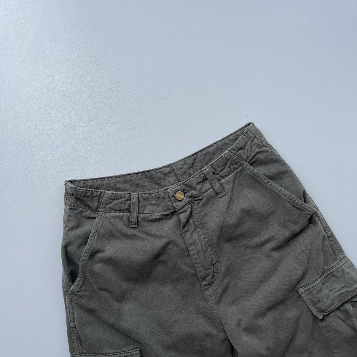 Carhartt Carhartt Vintage Baggy Cargo Pants Washed Green Y2K Gorpcore Size US 28 / EU 44 - 2 Thumbnail