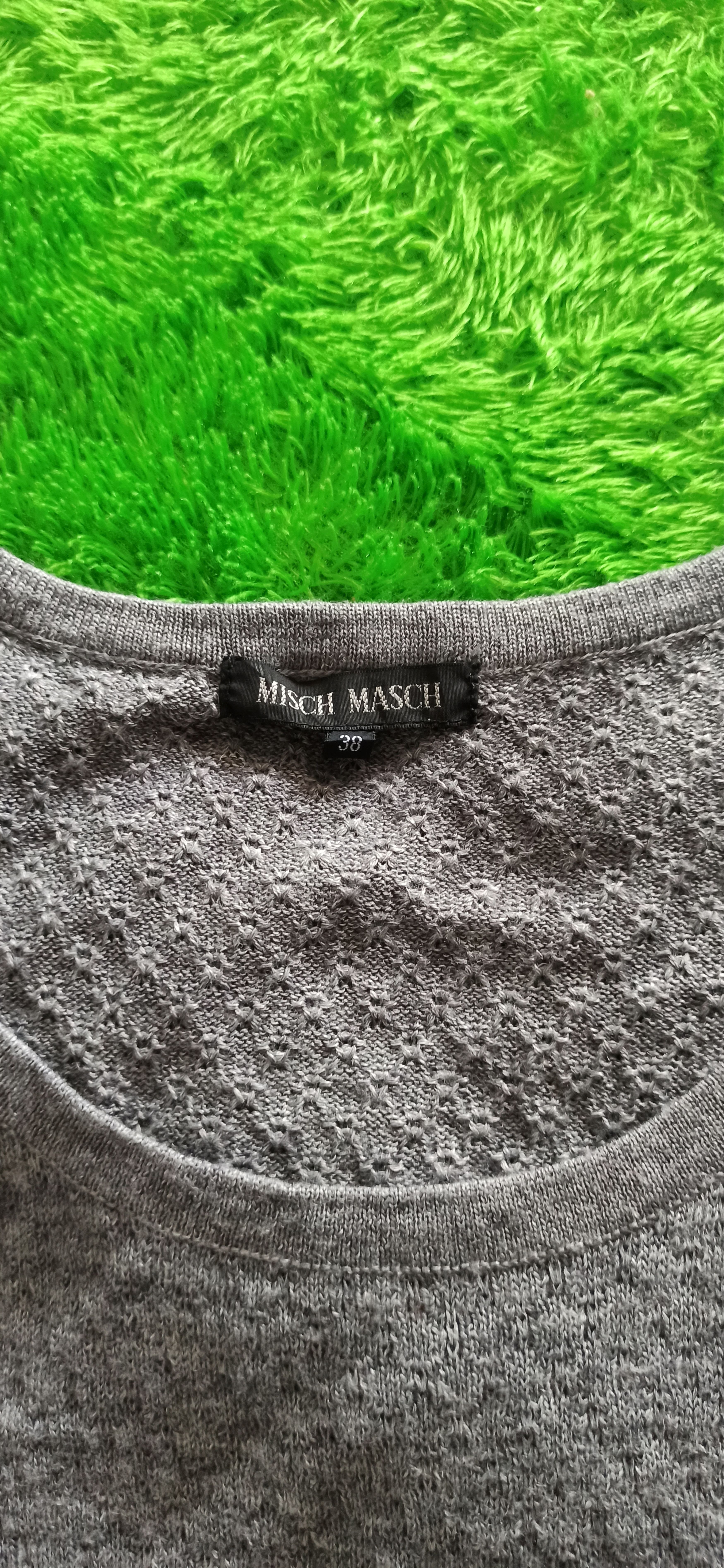 Homespun Knitwear × Japanese Brand Misch Masch Grey Knitwear Size S / US 4 / IT 40 - 5 Thumbnail