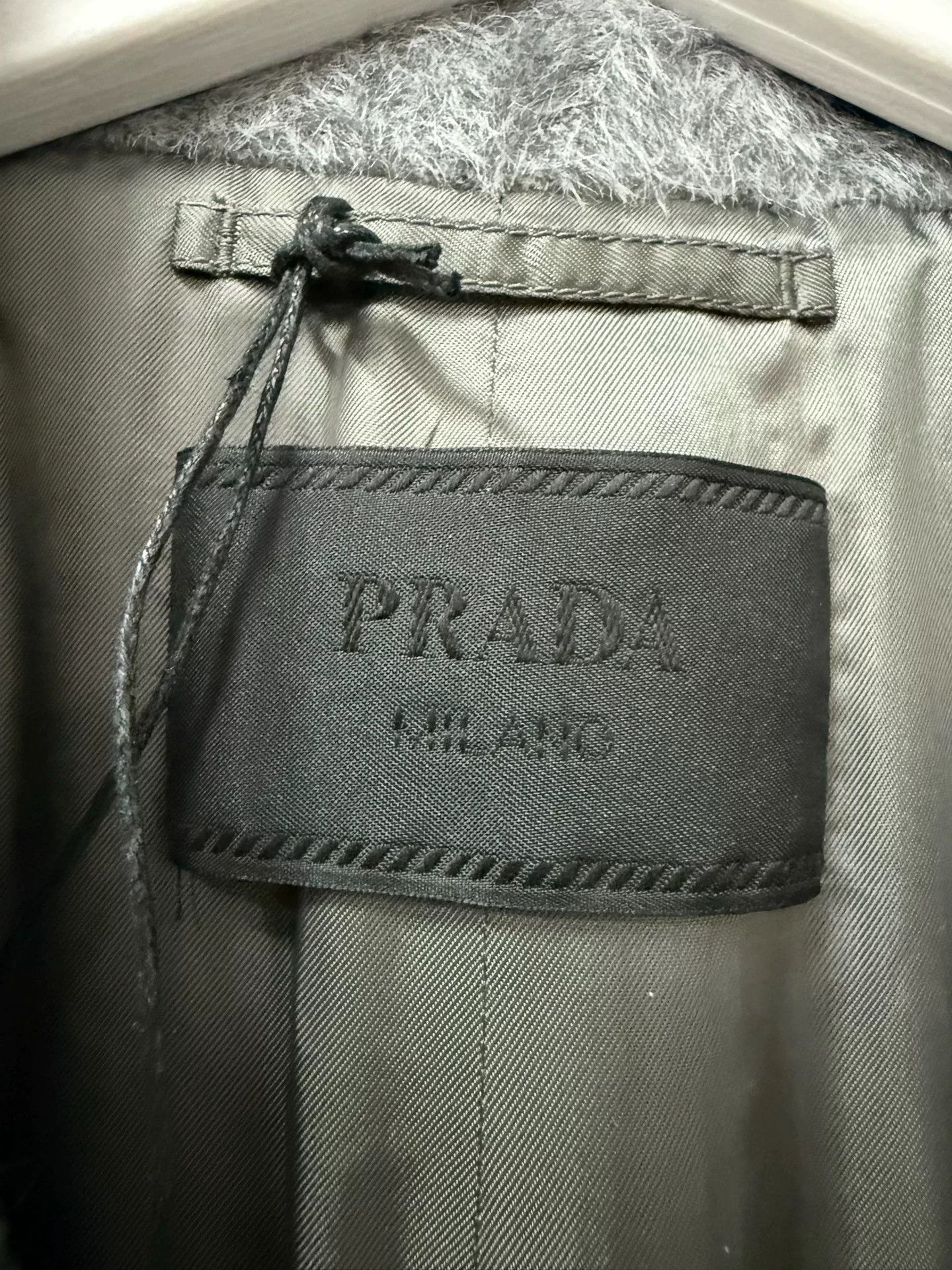 Prada Prada Gray Overcoat Size US L / EU 52-54 / 3 - 4 Thumbnail