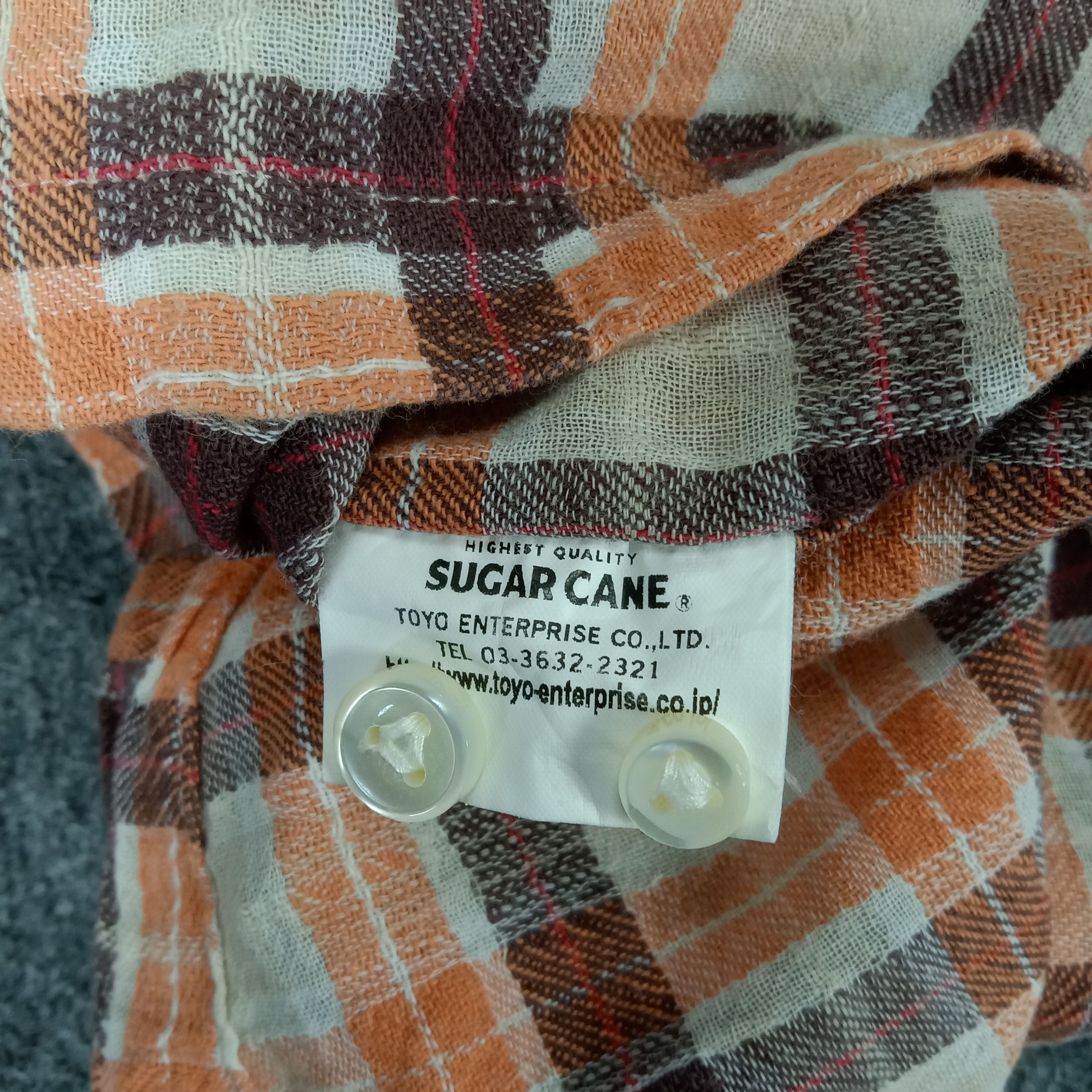 Japanese Brand × Sugar Cane × Vintage Sugar Cane Japanese Brand Tartan Shirt Size US M / EU 48-50 / 2 - 6 Thumbnail