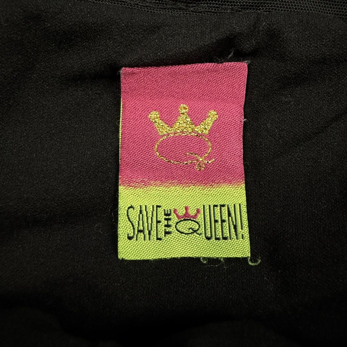Jean Paul Gaultier Save The Queen Black Midi Skirt JPG Style Size XL Size 38" / US 16 / IT 52 - 4 Thumbnail