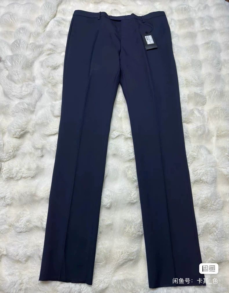 Saint Laurent Paris Saint Laurent Paris size 52 Deep blue trousers Size US 36 / EU 52 - 1 Thumbnail